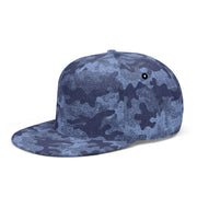 Camo Snapback | Denim Blue Camouflage Camo Colors