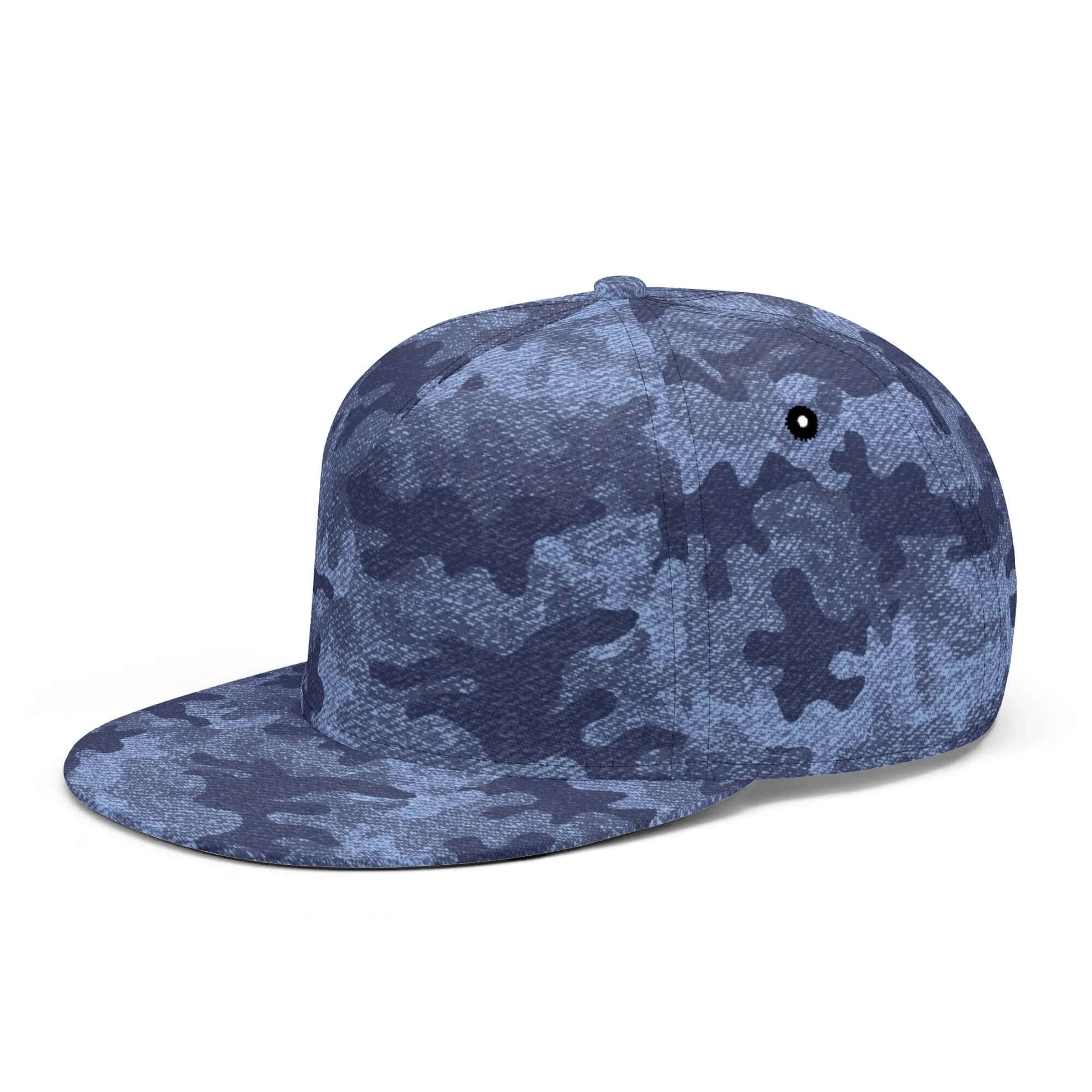 Camo Snapback | Denim Blue Camouflage Camo Colors