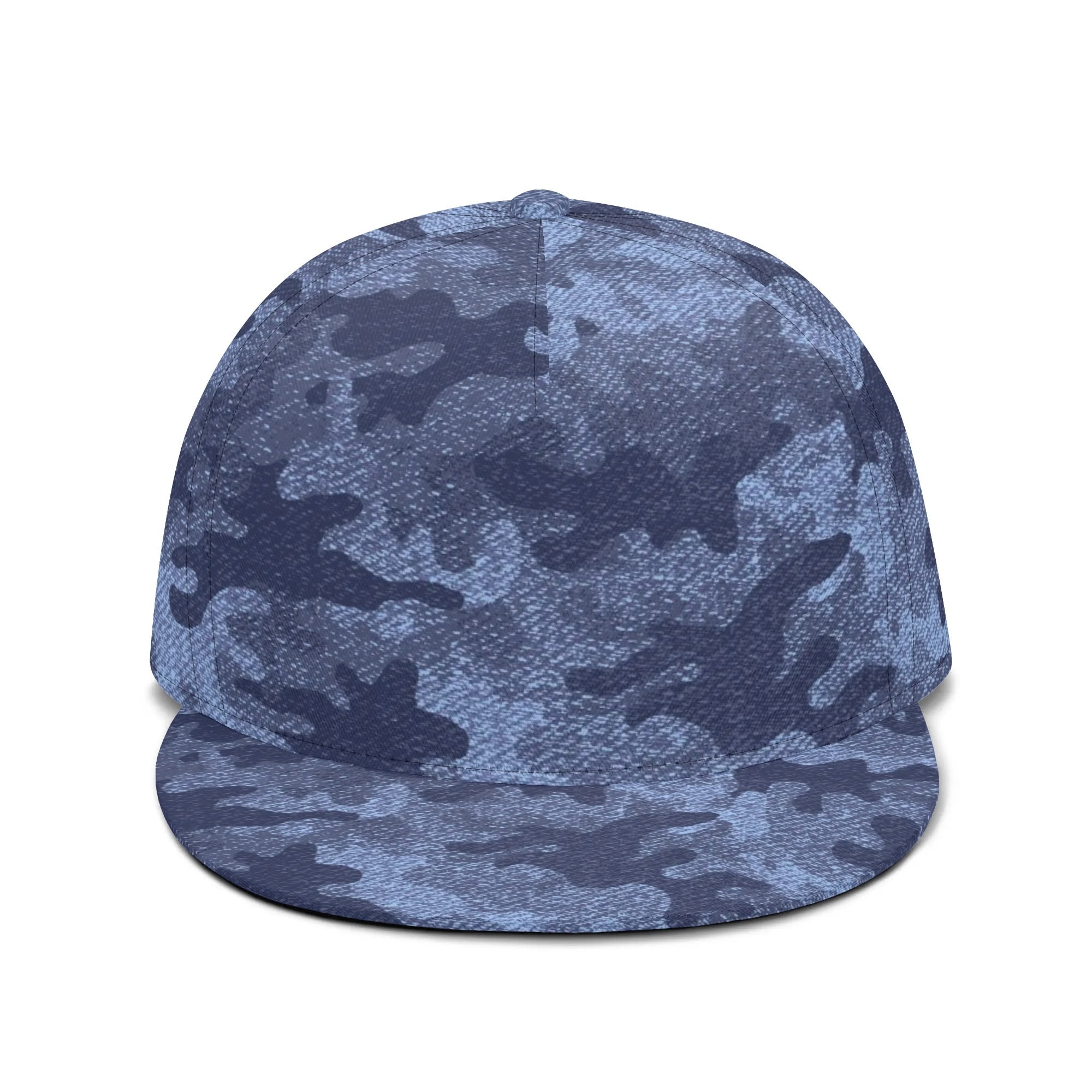 Camo Snapback | Denim Blue Camouflage Camo Colors
