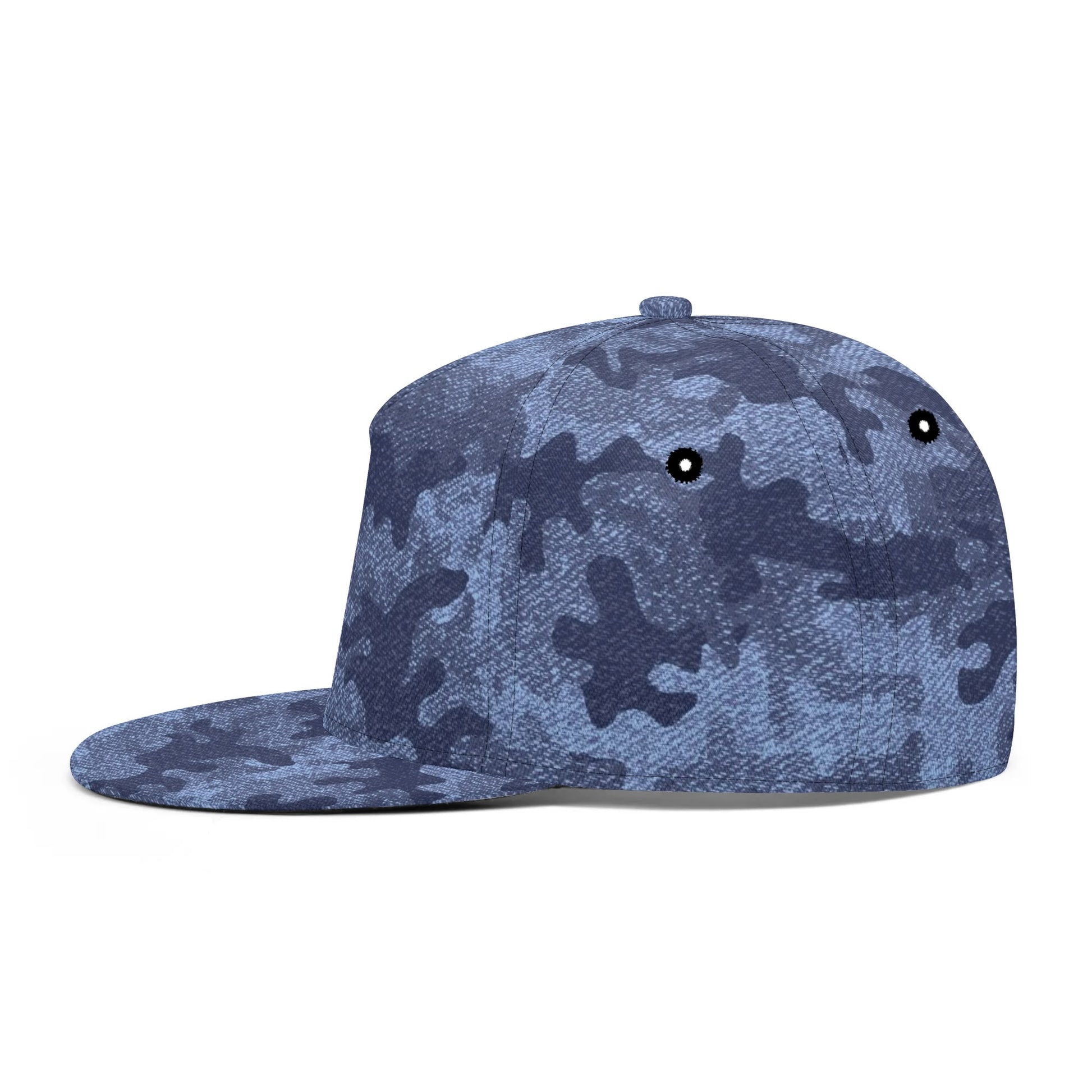 Camo Snapback | Denim Blue Camouflage Camo Colors