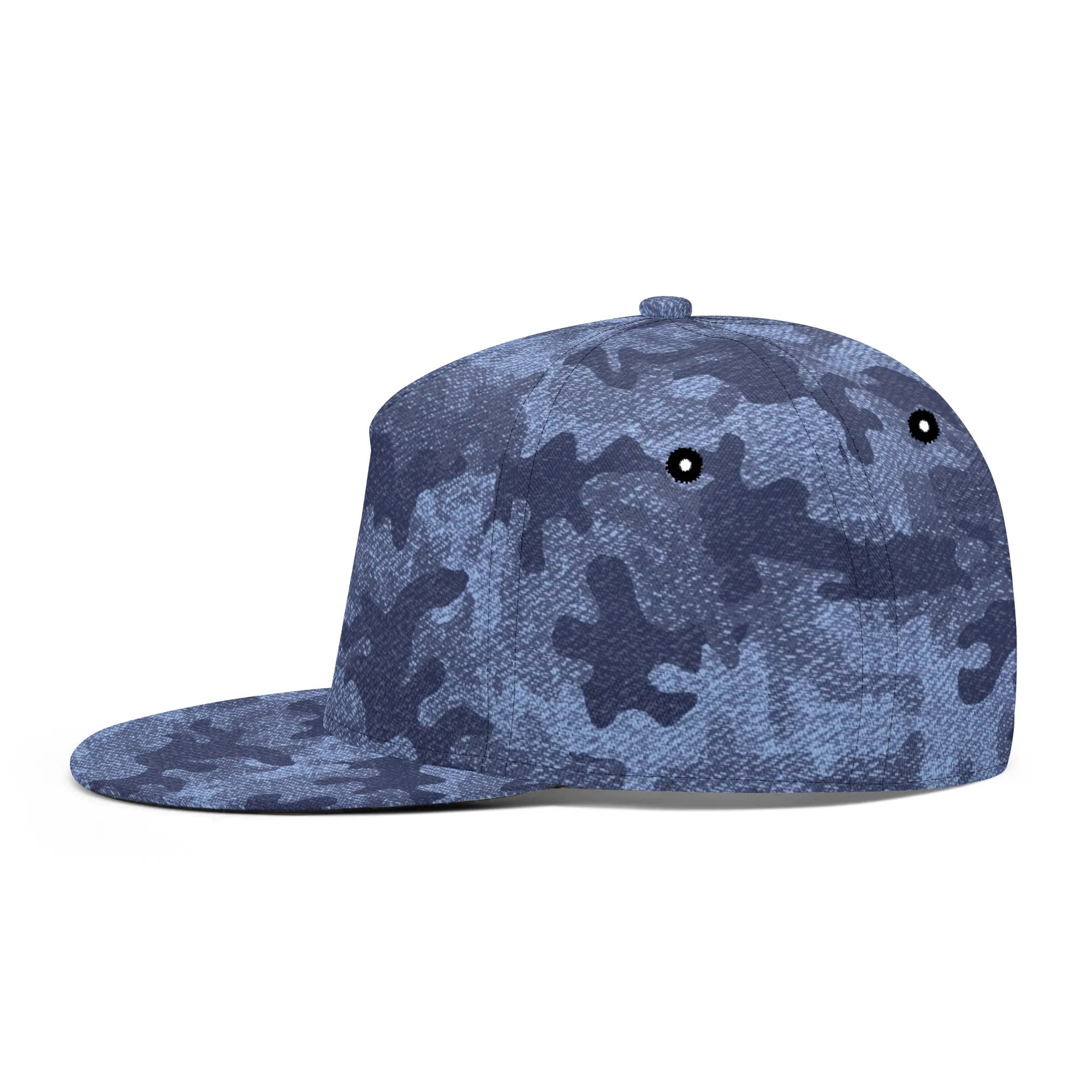 Camo Snapback | Denim Blue Camouflage Camo Colors
