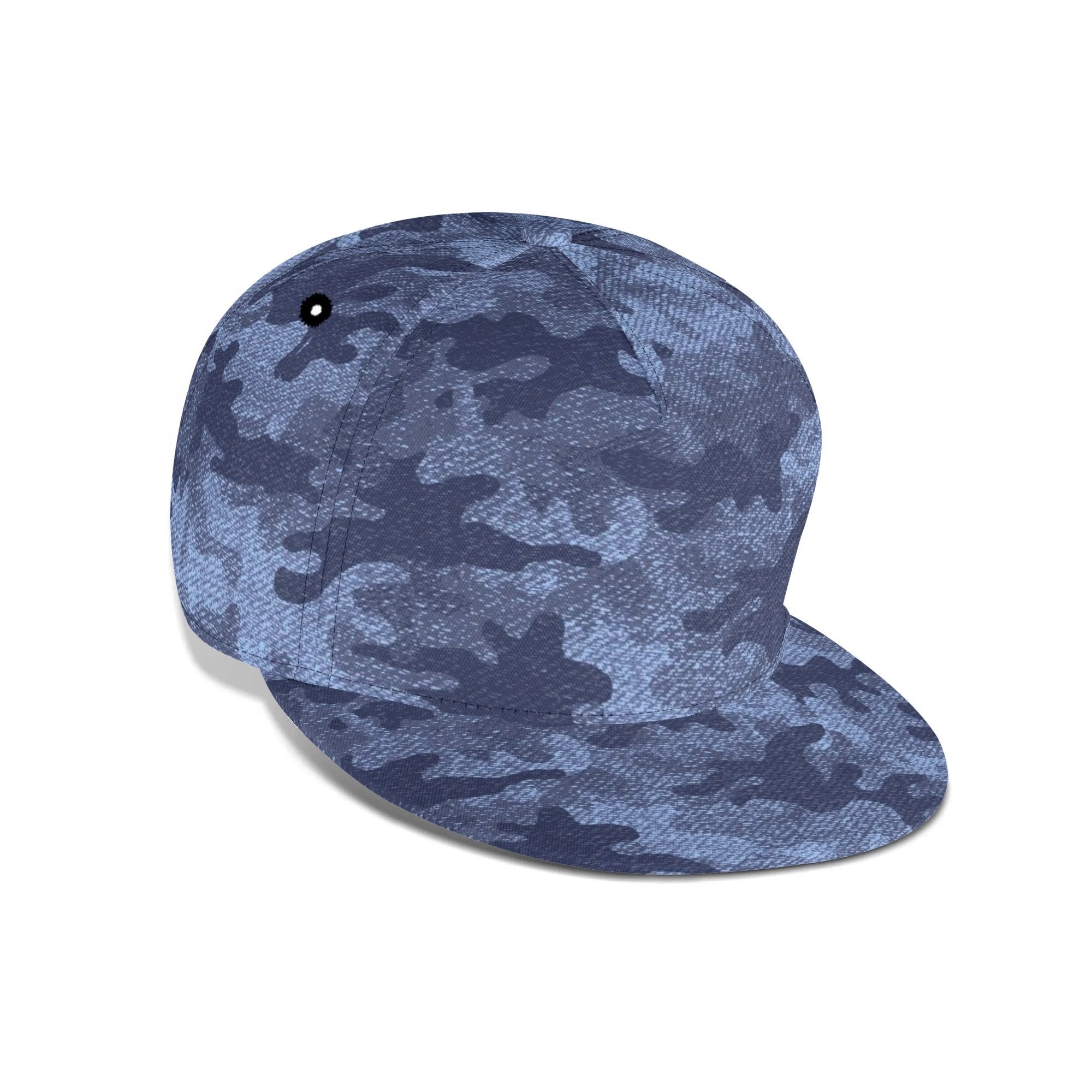Camo Snapback | Denim Blue Camouflage Camo Colors