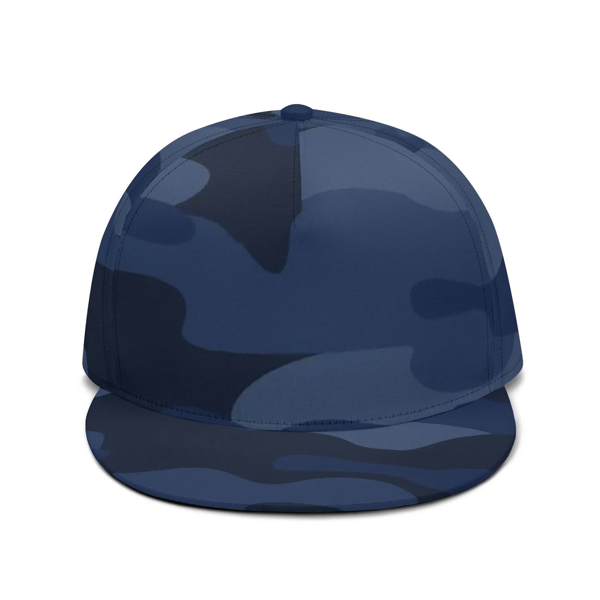 Camo Snapback | Deep Blue Camouflage Camo Colors