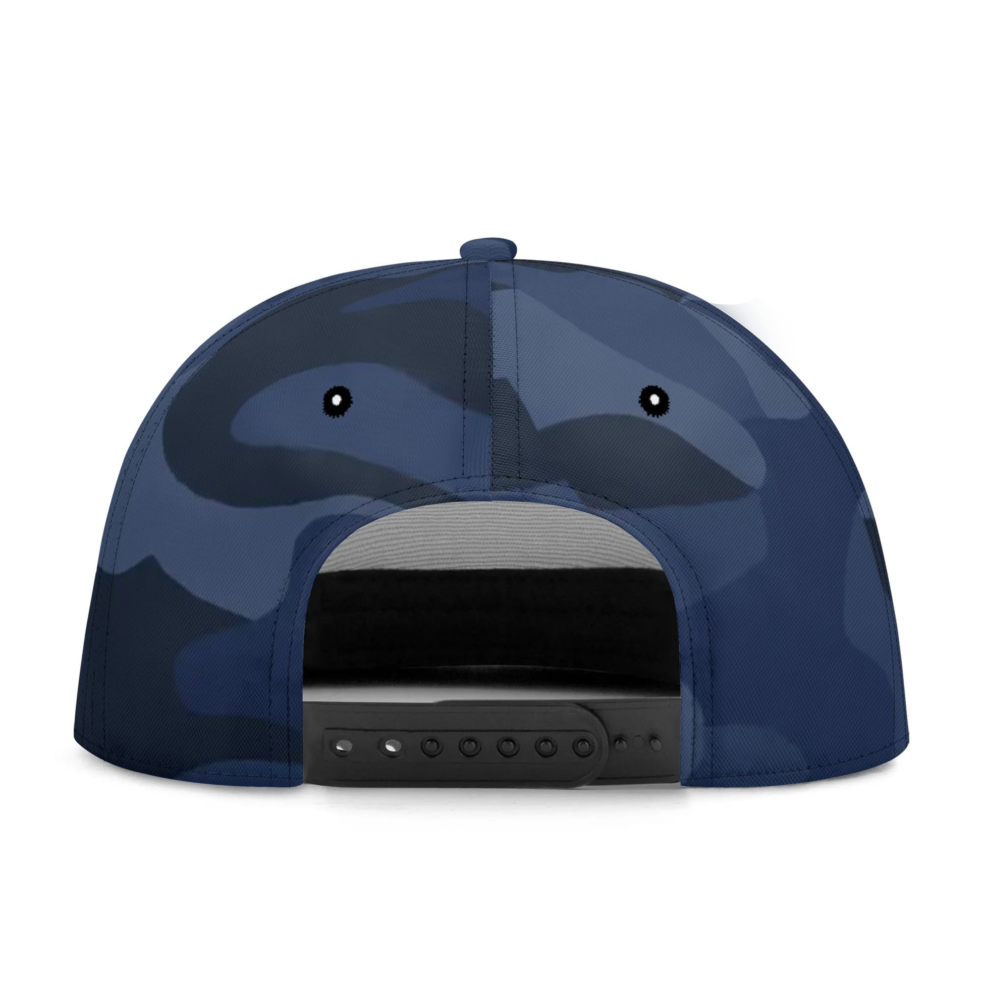 Camo Snapback | Deep Blue Camouflage Camo Colors