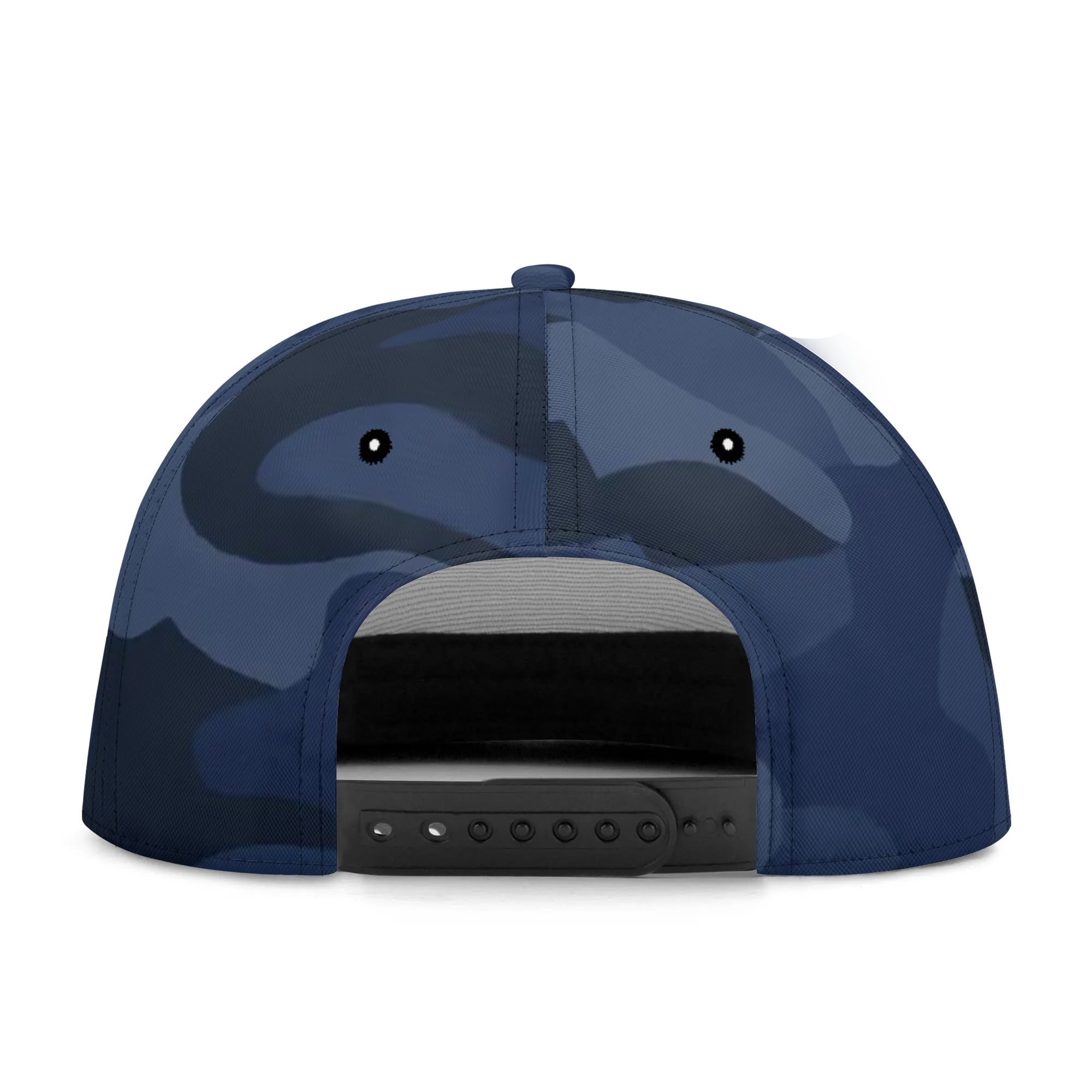 Camo Snapback | Deep Blue Camouflage Camo Colors