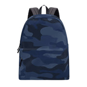 Camo Backpack | Deep Blue Camouflage Style Camo Colors