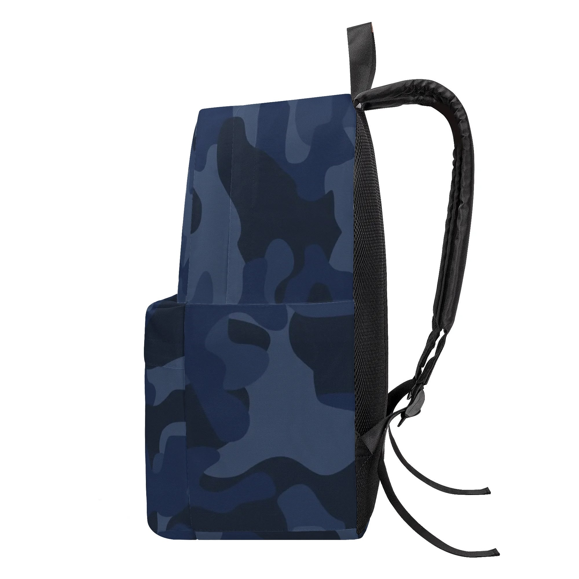 Camo Backpack | Deep Blue Camouflage Style Camo Colors