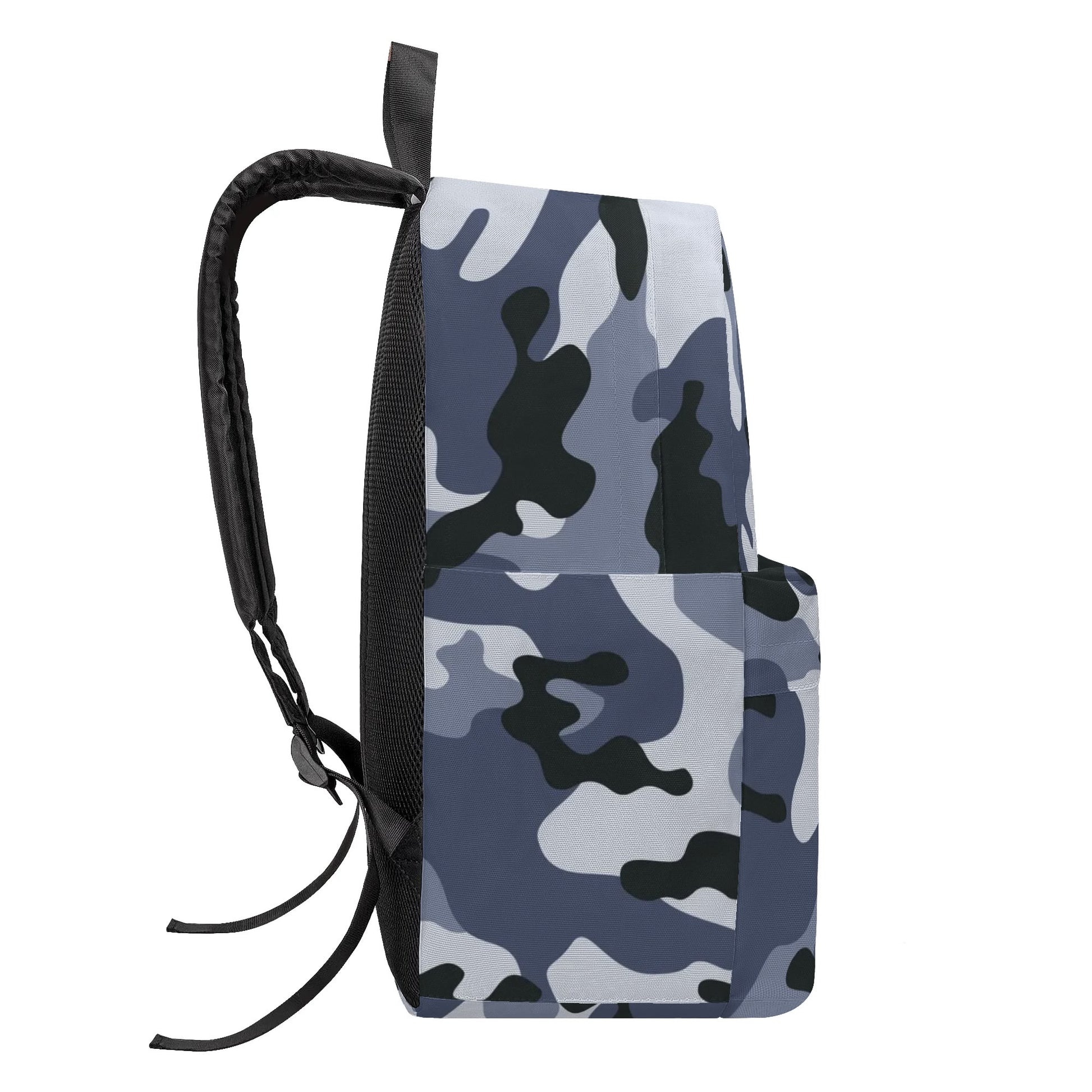 Camo Backpack | Light Blue Camouflage Style Camo Colors
