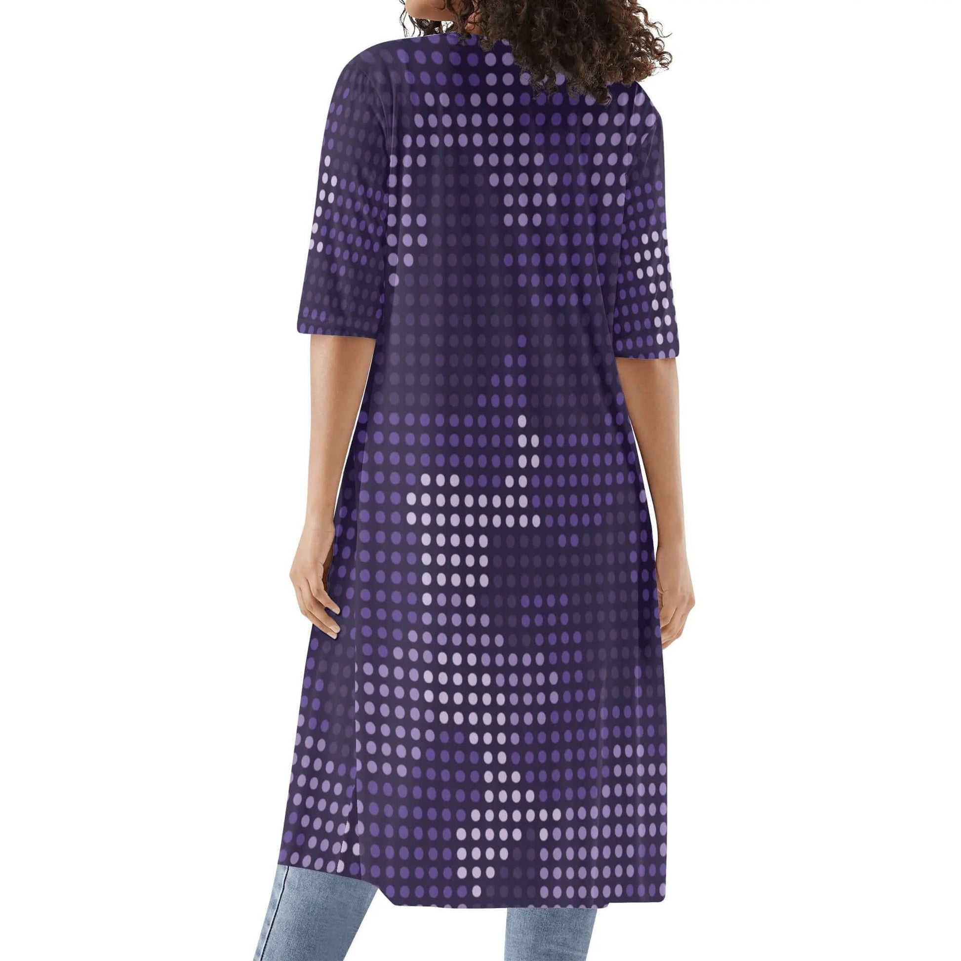 Camo Kimono | Blue LED Screen Half Sleeve Camo Colors