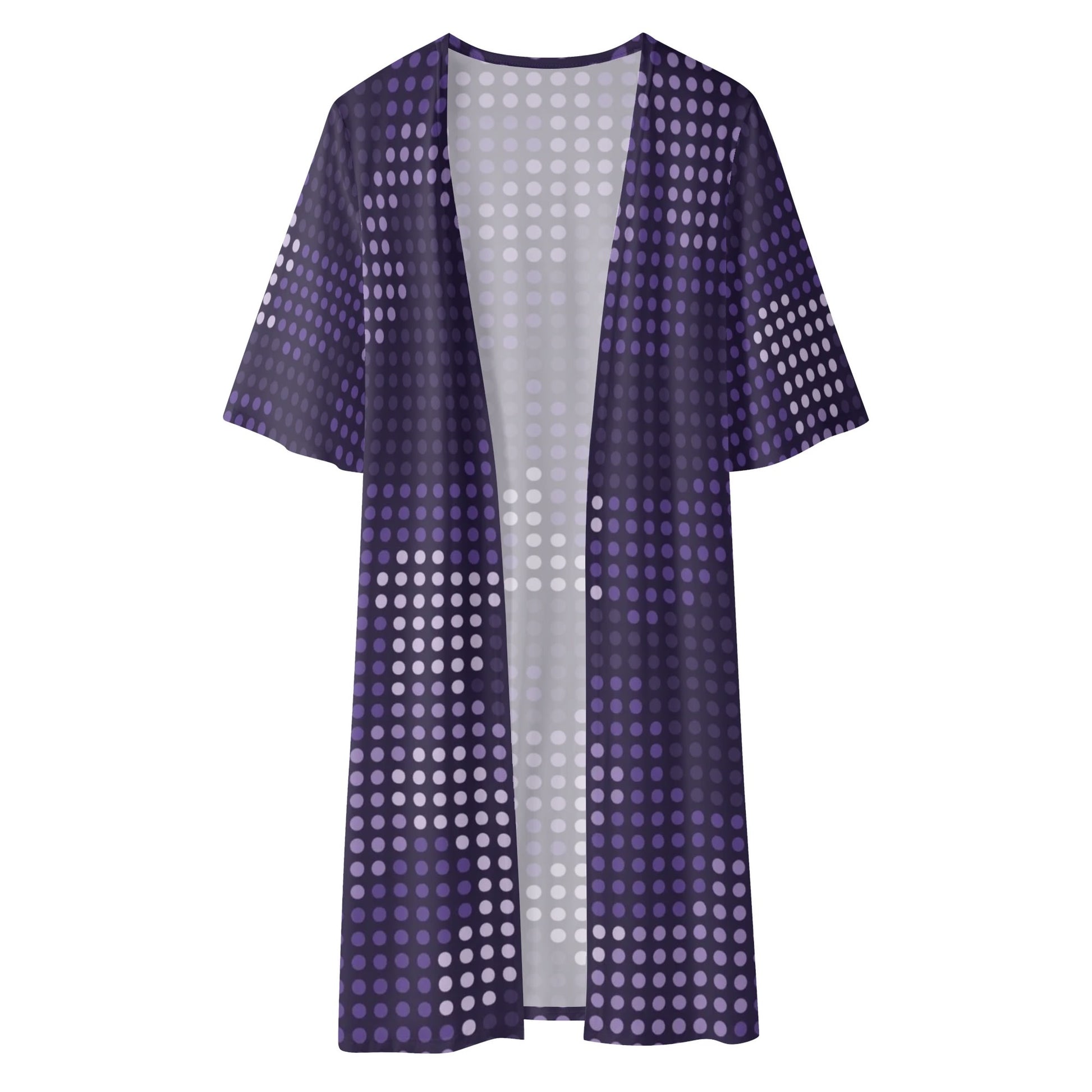 Camo Kimono | Blue LED Screen Half Sleeve Camo Colors