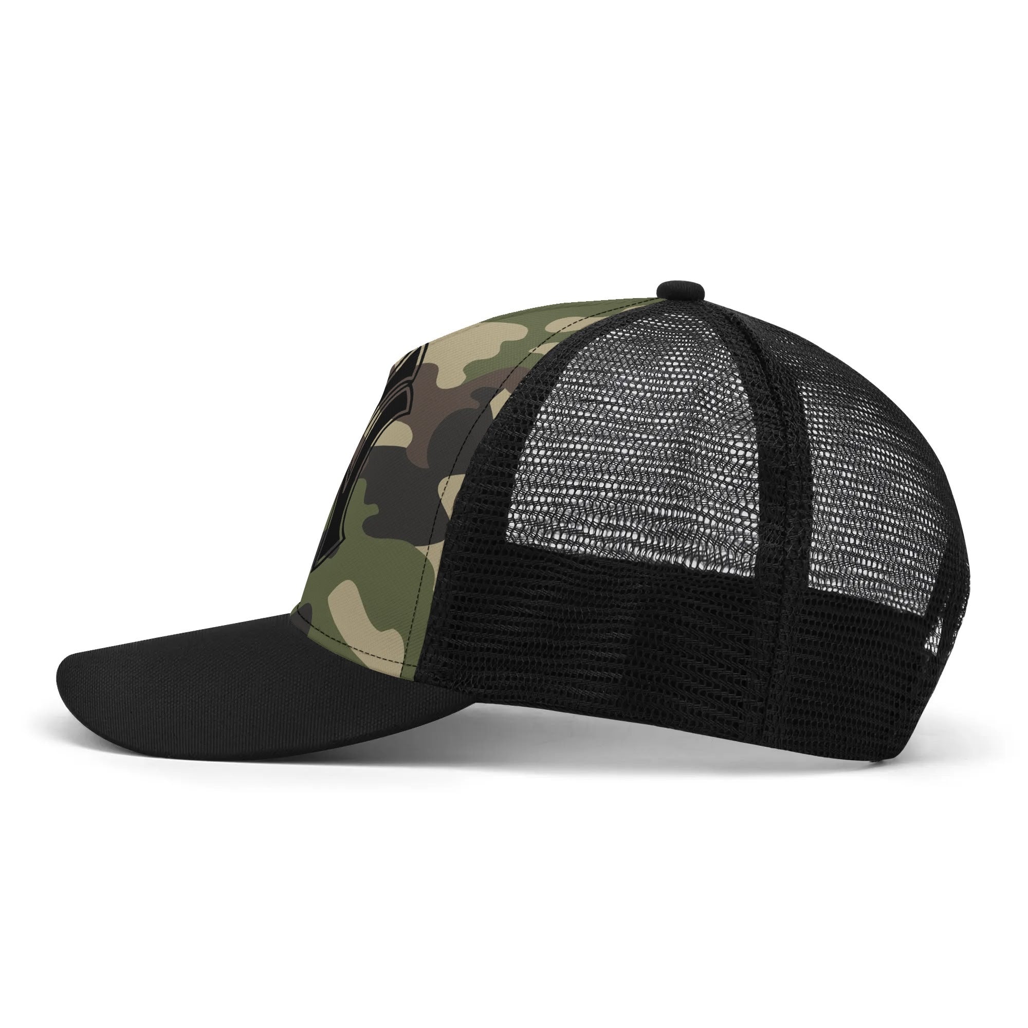 NY Camo Hat | Green Camouflage Mesh Trucker Cap Camo Colors