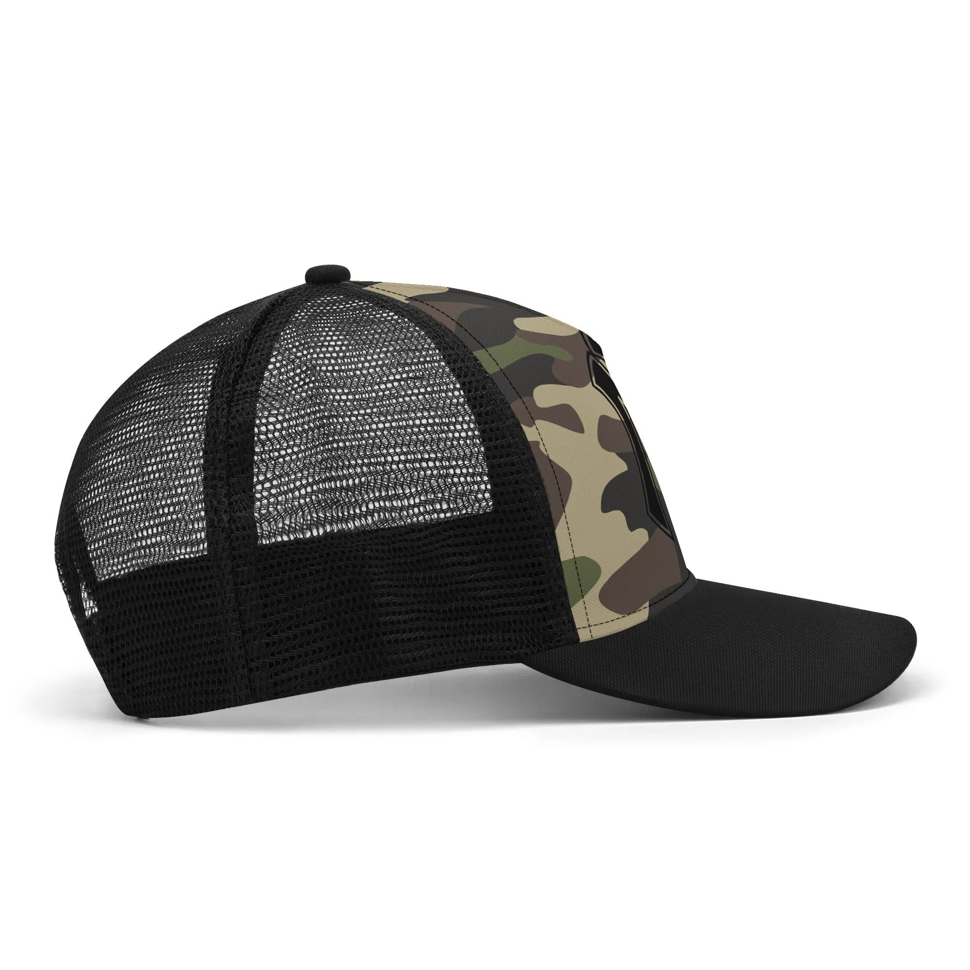 NY Camo Hat | Green Camouflage Mesh Trucker Cap Camo Colors