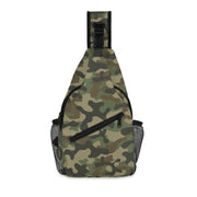 Camo Bag | Military Brown Camouflage | Chest Crossbody style Camo Colors