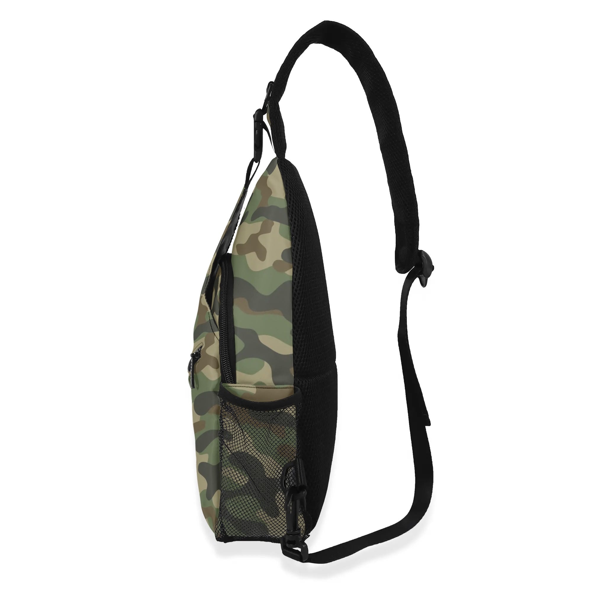 Camo Bag | Military Brown Camouflage | Chest Crossbody style Camo Colors