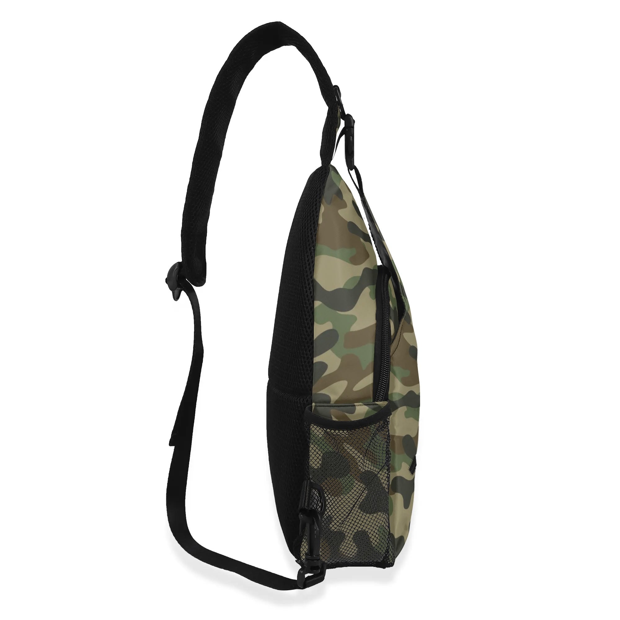 Camo Bag | Military Brown Camouflage | Chest Crossbody style Camo Colors