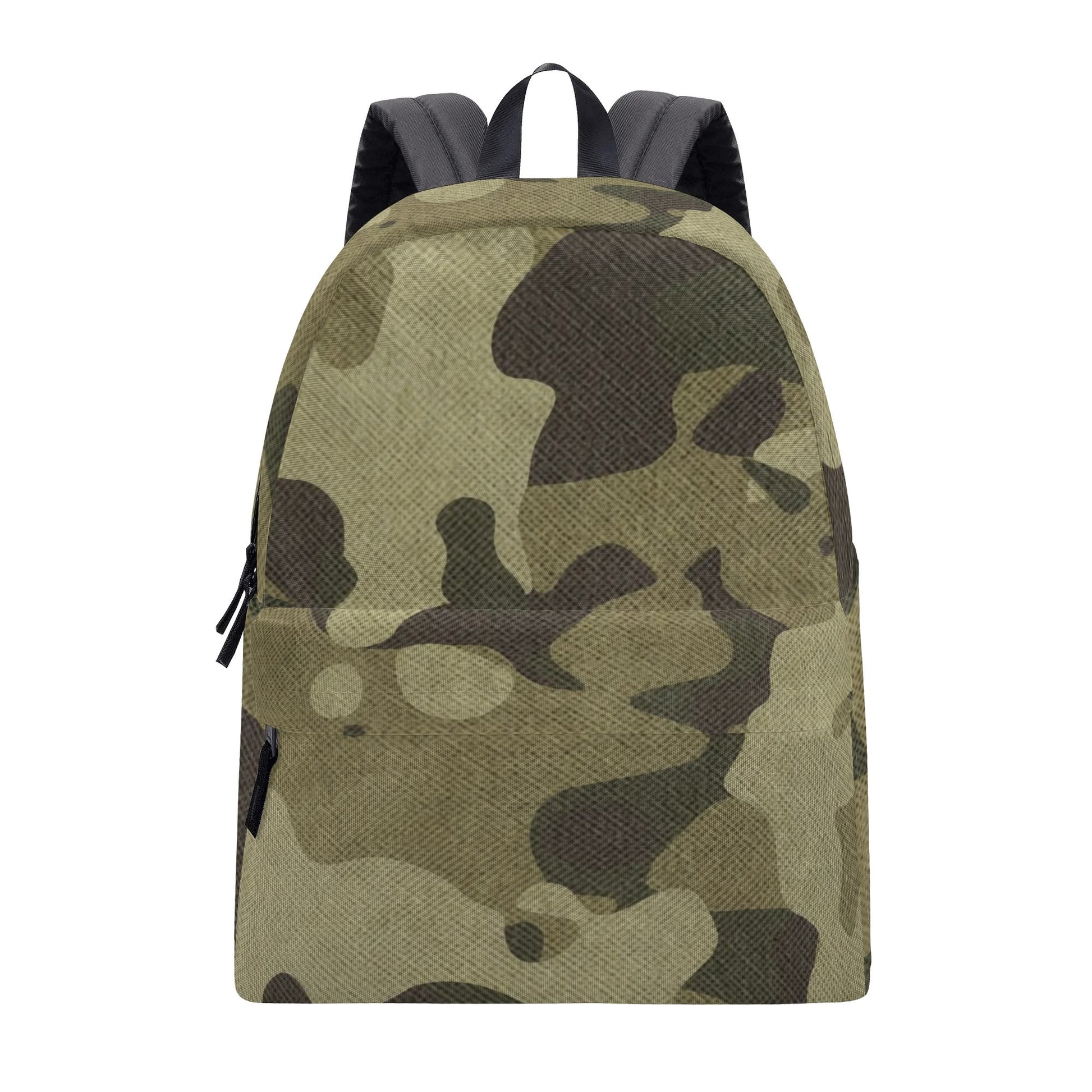 Camo Backpack | Green Fabric Camouflage Style Camo Colors