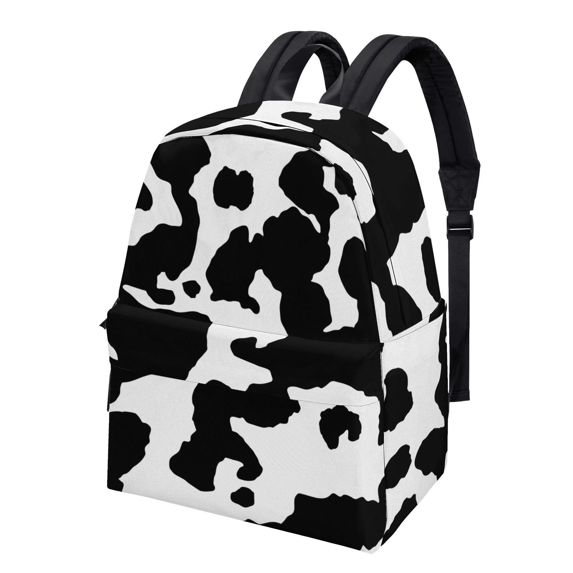 Camo Backpack | Black & White Cow Camouflage Style Camo Colors