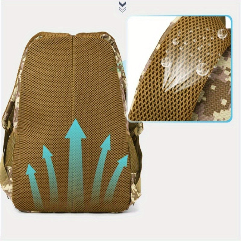 Fashion Camouflage Print Knapsack | Casual Large Capacity Camo Colors