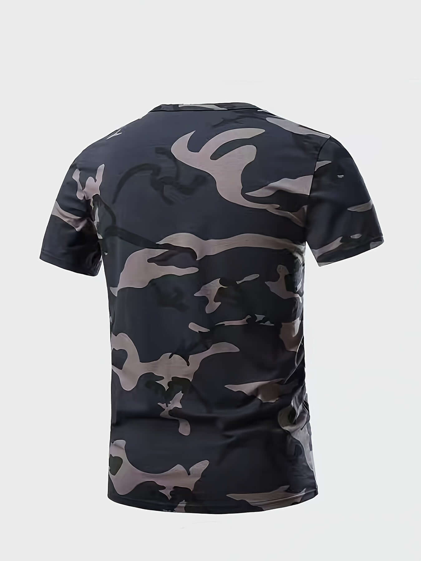 Men's Camo Short Sleeve T-Shirt | Round Neck, Pullover Fit Camo Colors
