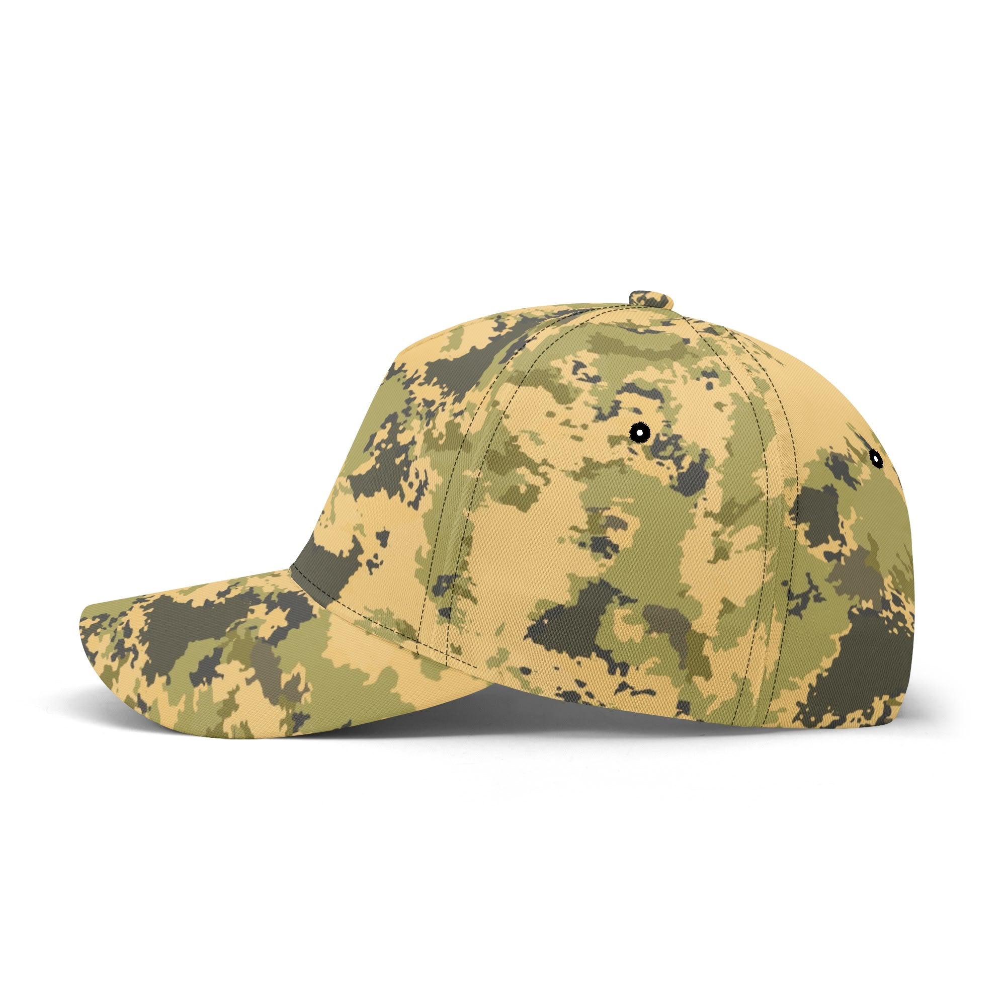 Desert Green Camo Cap | Watercolor Camouflage Camo Colors