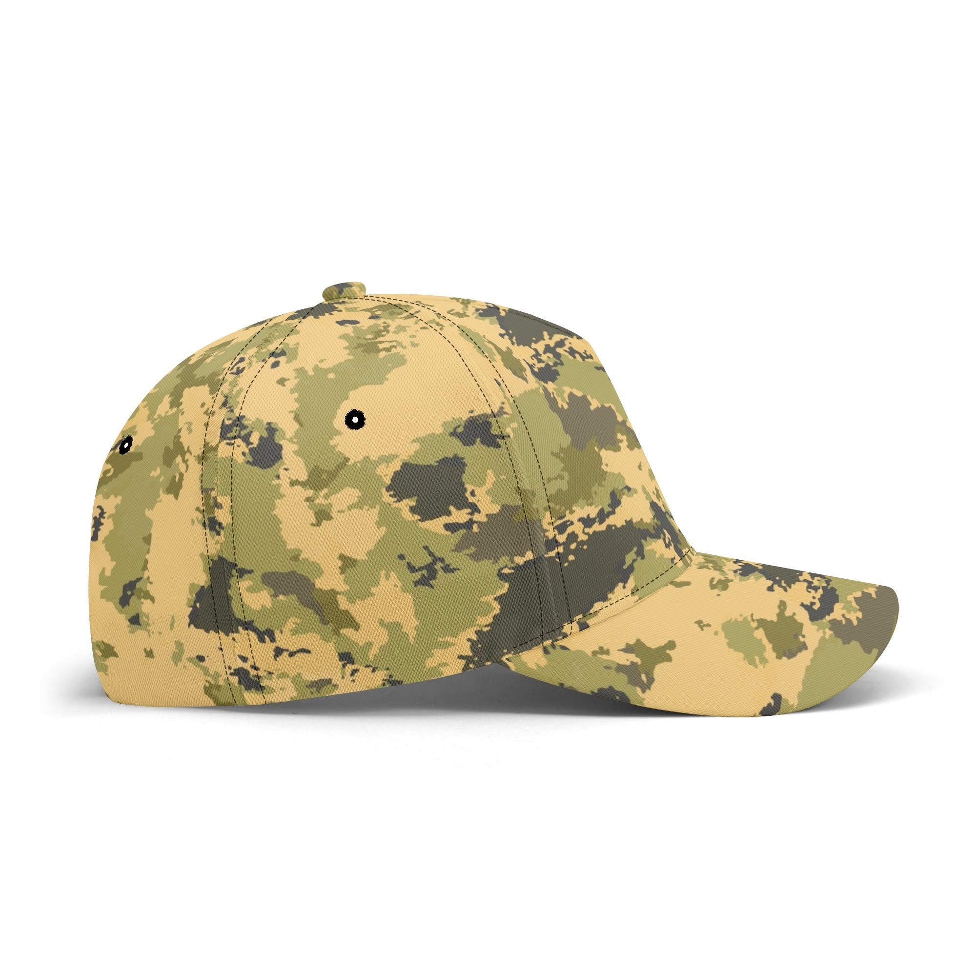 Desert Green Camo Cap | Watercolor Camouflage Camo Colors