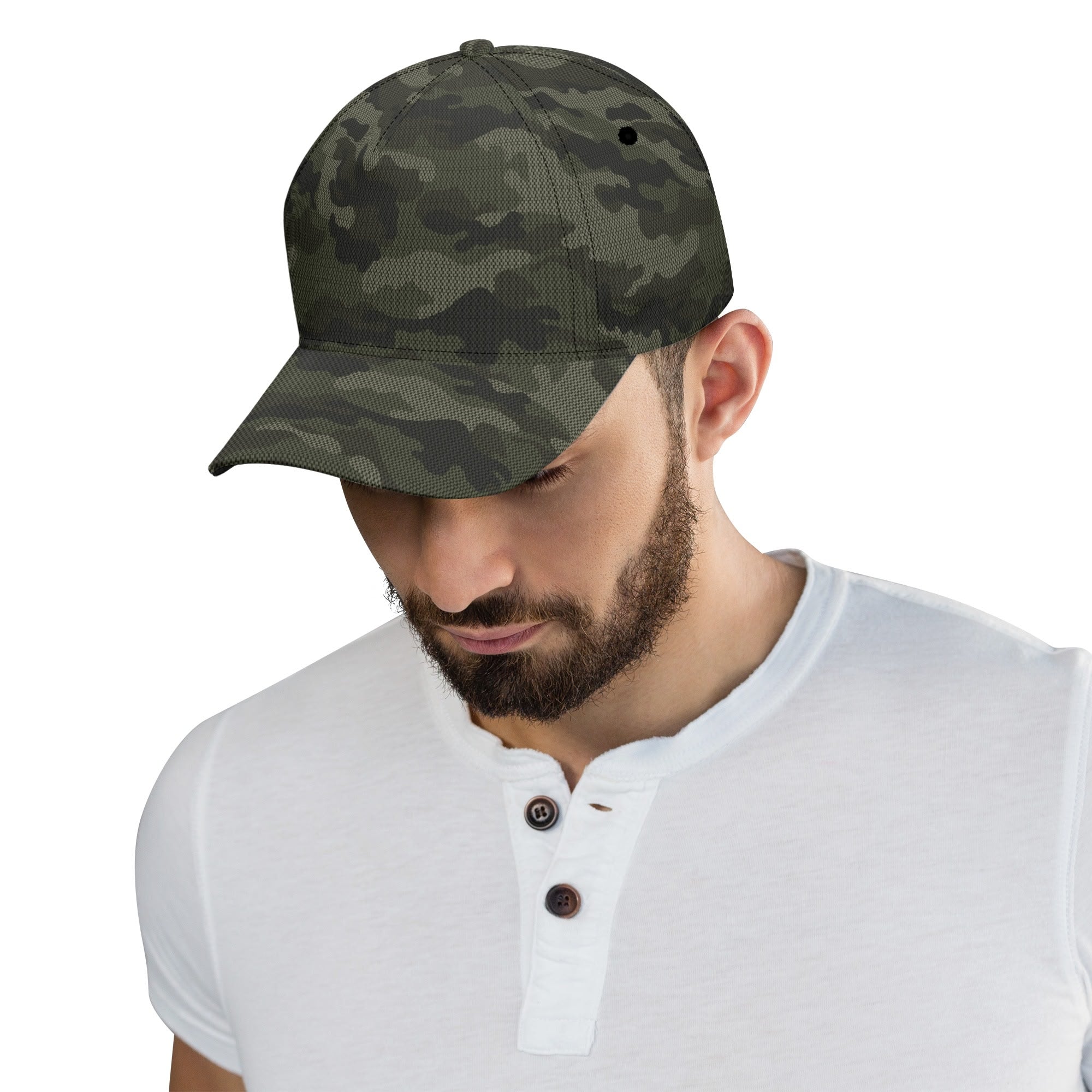 Brown Camo Cap | Digital Dotted Camouflage Camo Colors