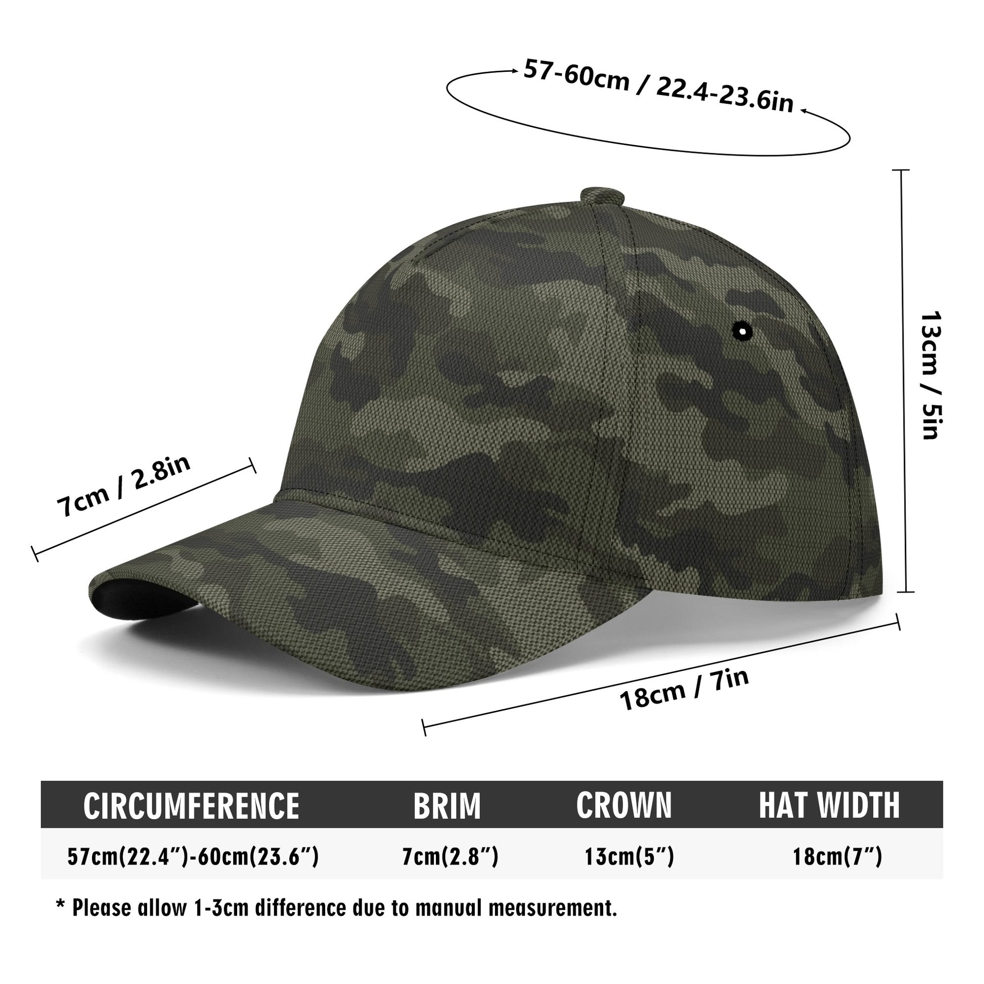 Brown Camo Cap | Digital Dotted Camouflage Camo Colors