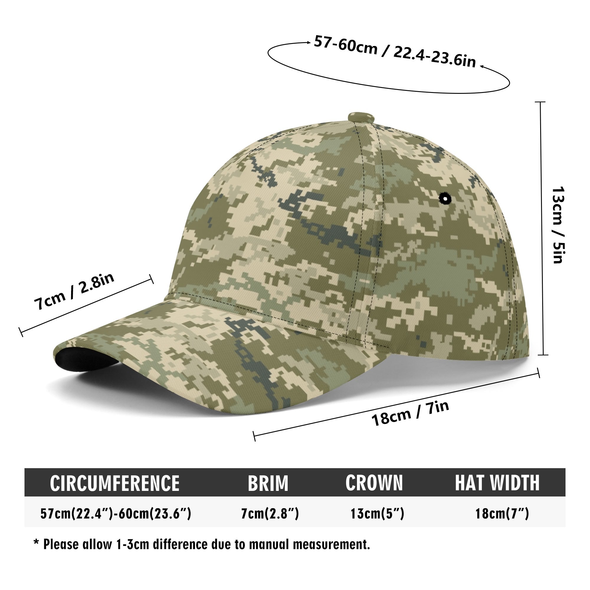 Ukraine Camo Cap | Green Military Camouflage Camo Colors