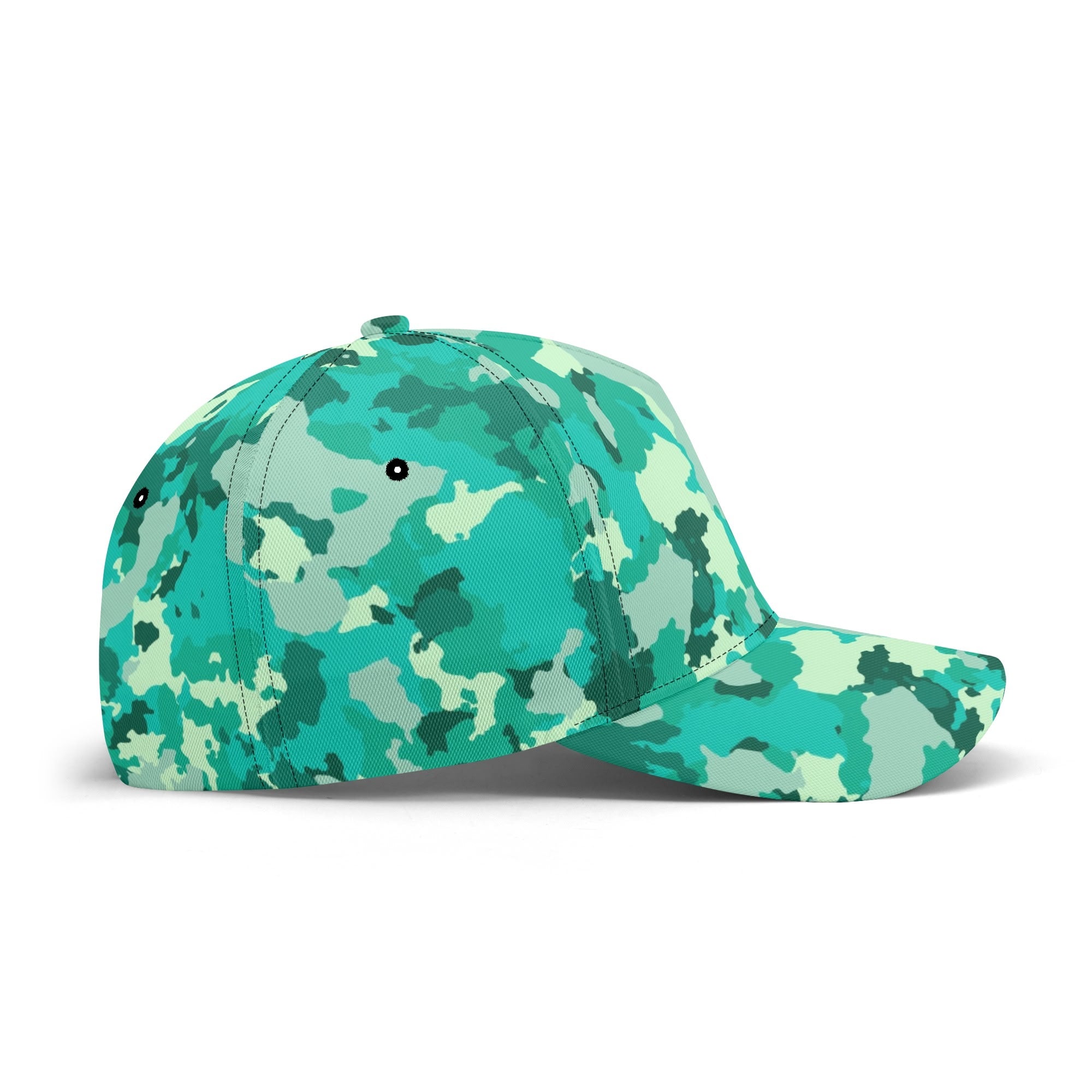 Cyan Green Camo Cap | Military Camouflage Camo Colors