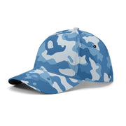 Blue Camo Baseball Cap | Modern Army-Inspired Pattern Camo Colors