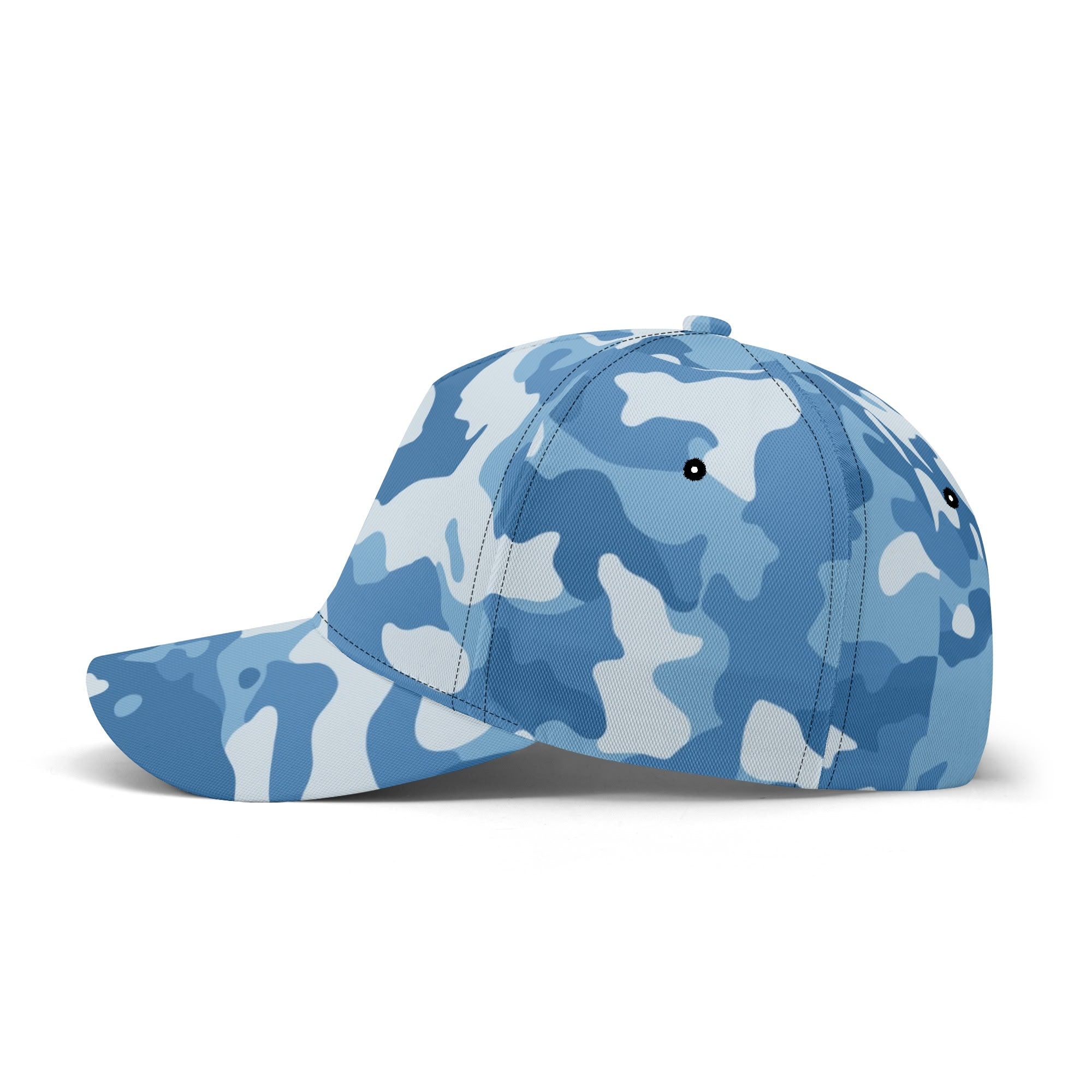 Blue Camo Baseball Cap | Modern Army-Inspired Pattern Camo Colors