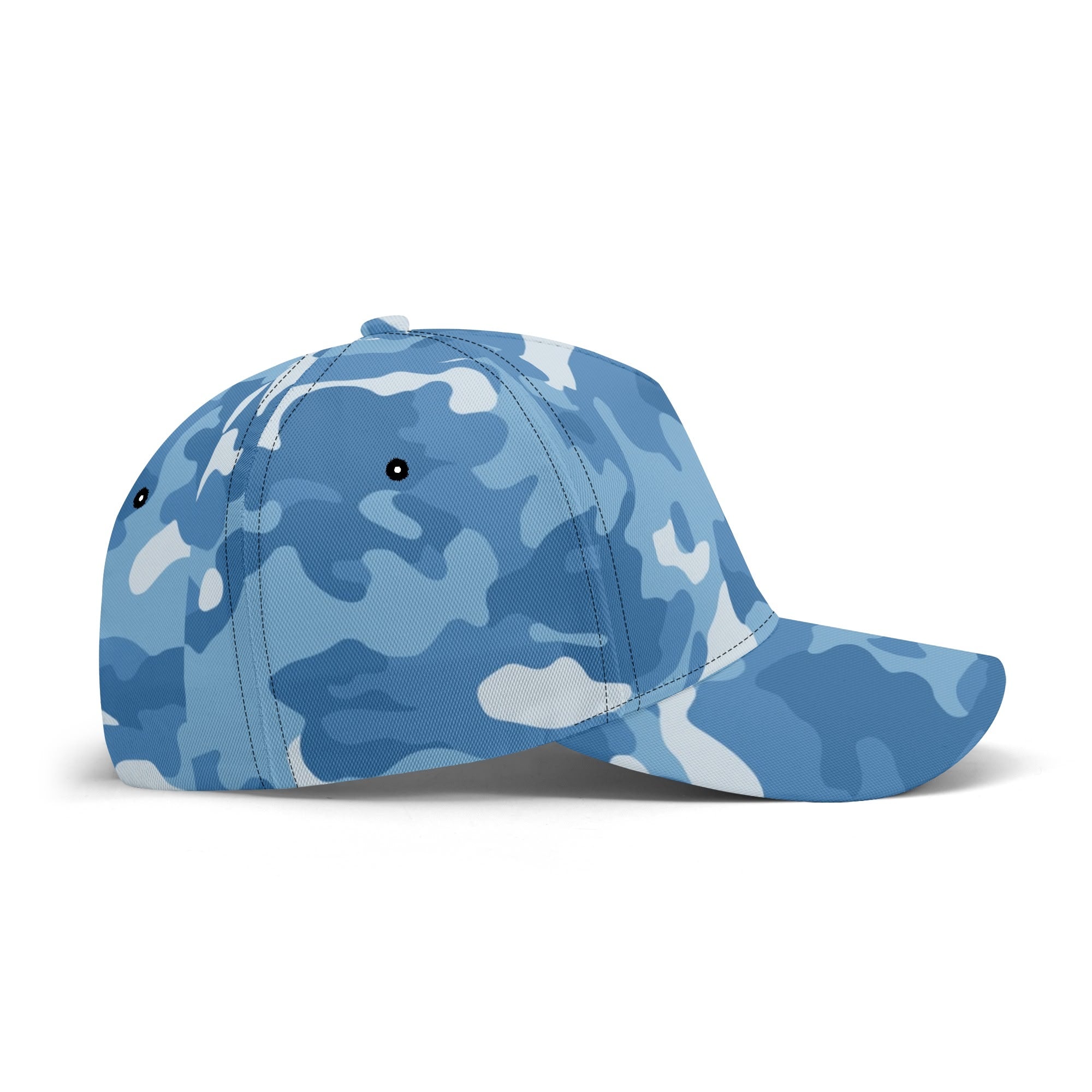 Blue Camo Baseball Cap | Modern Army-Inspired Pattern Camo Colors