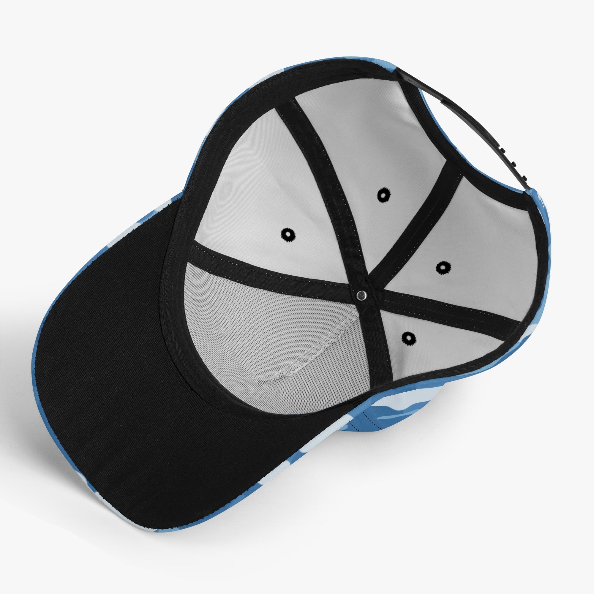 Blue Camo Baseball Cap | Modern Army-Inspired Pattern Camo Colors