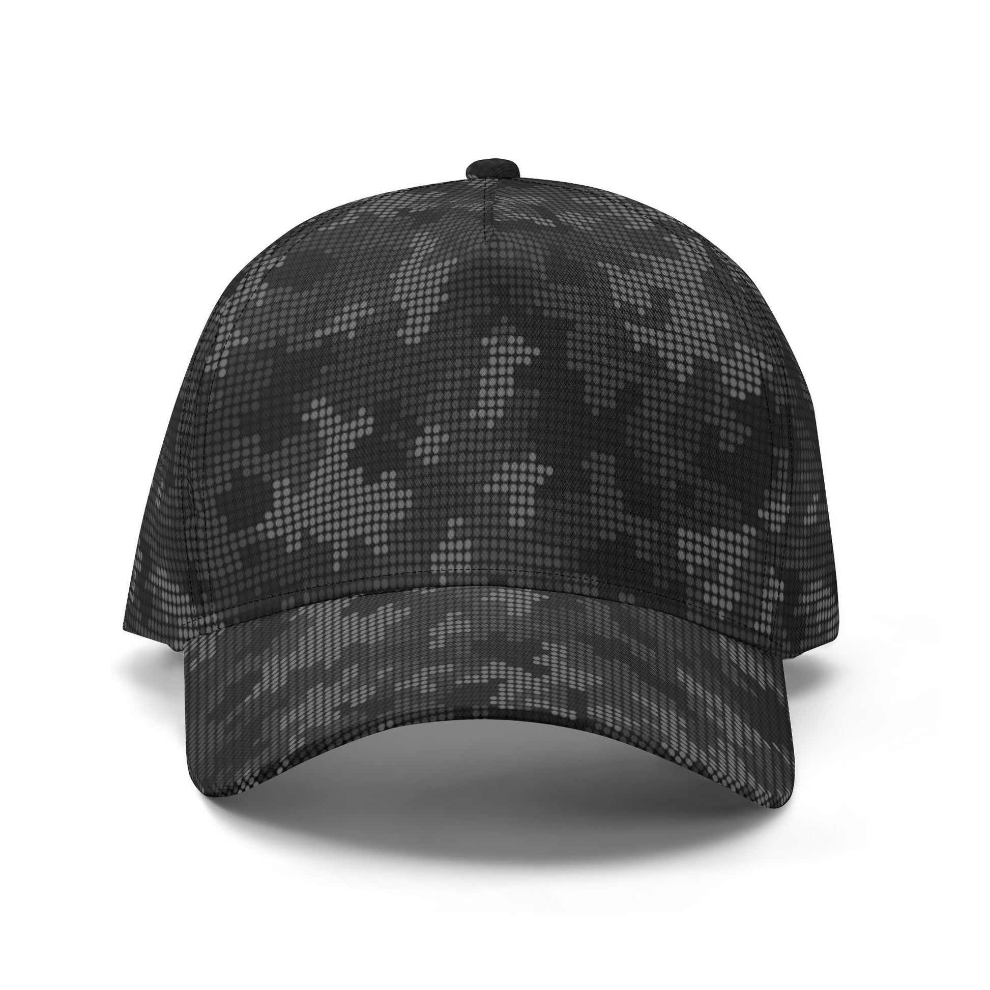 Black Camo Cap | Stylish Pixel Camouflage Camo Colors