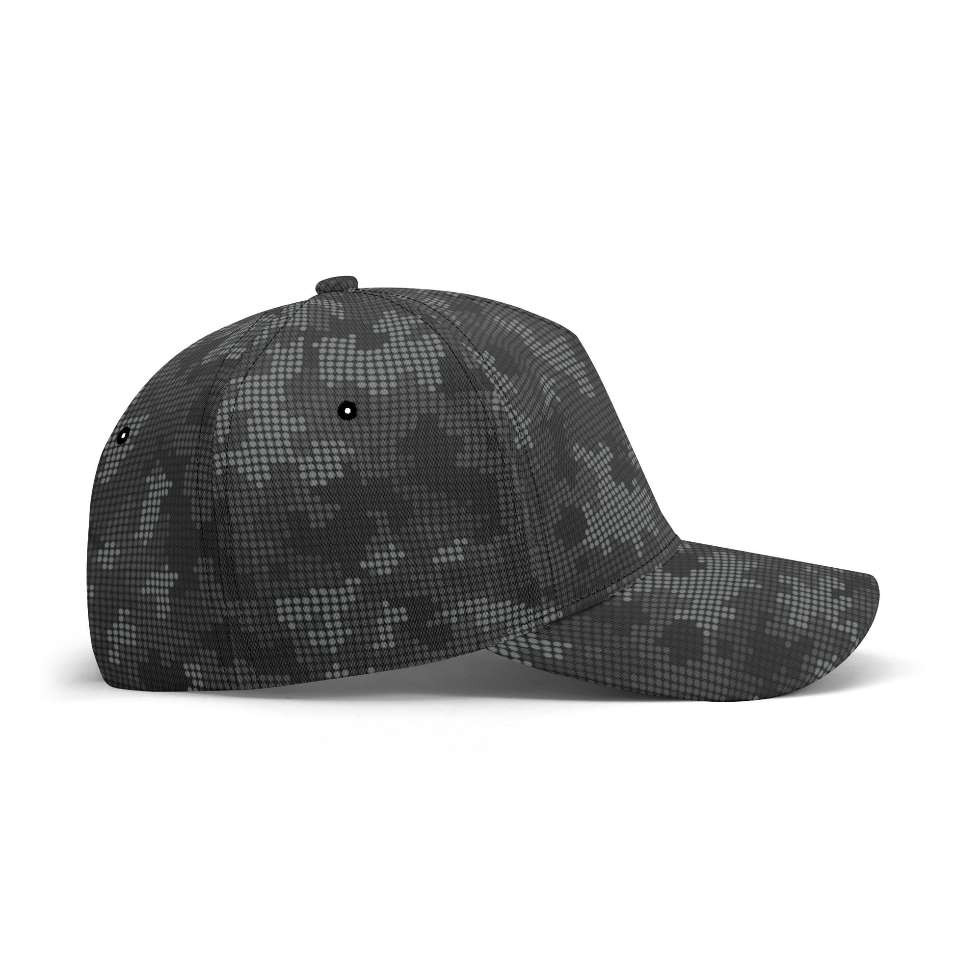 Black Camo Cap | Stylish Pixel Camouflage Camo Colors