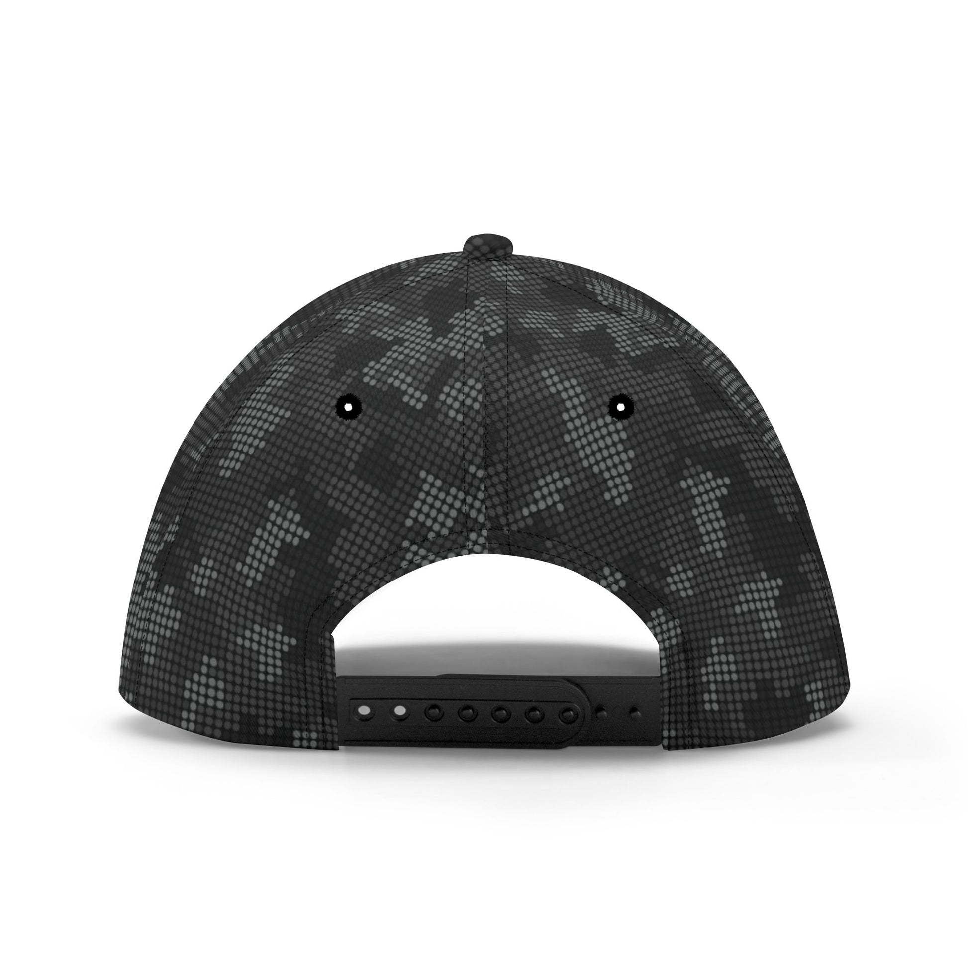 Black Camo Cap | Stylish Pixel Camouflage Camo Colors