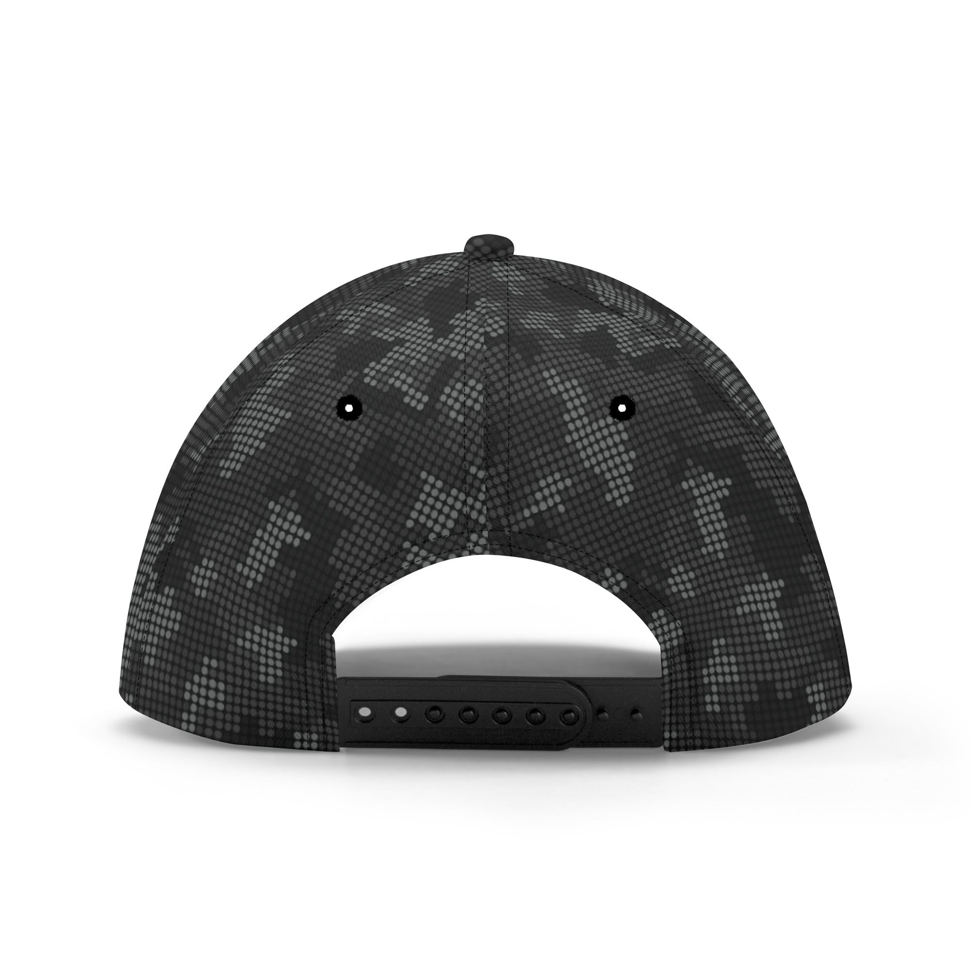 Black Camo Cap | Stylish Pixel Camouflage Camo Colors