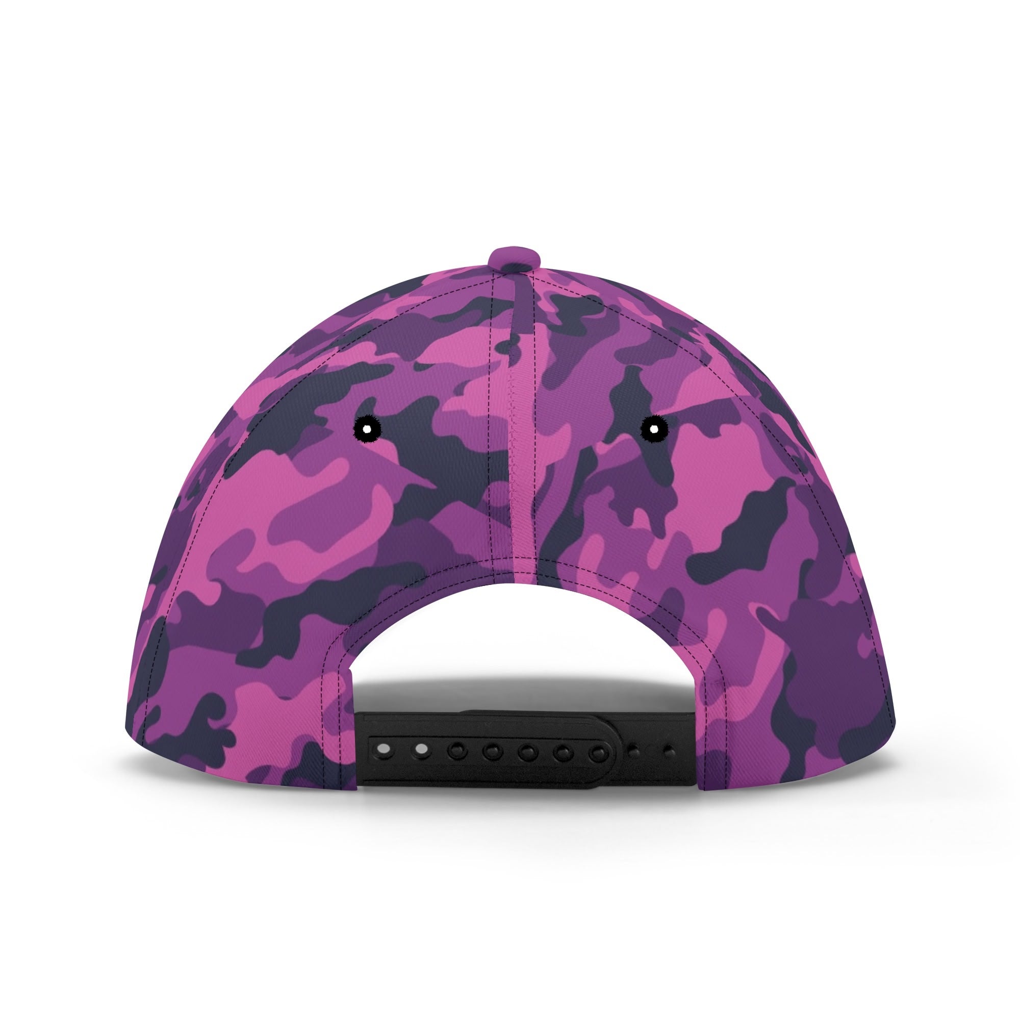 Pink Camo Cap | Blue & Magenta Mixed Camouflage Camo Colors