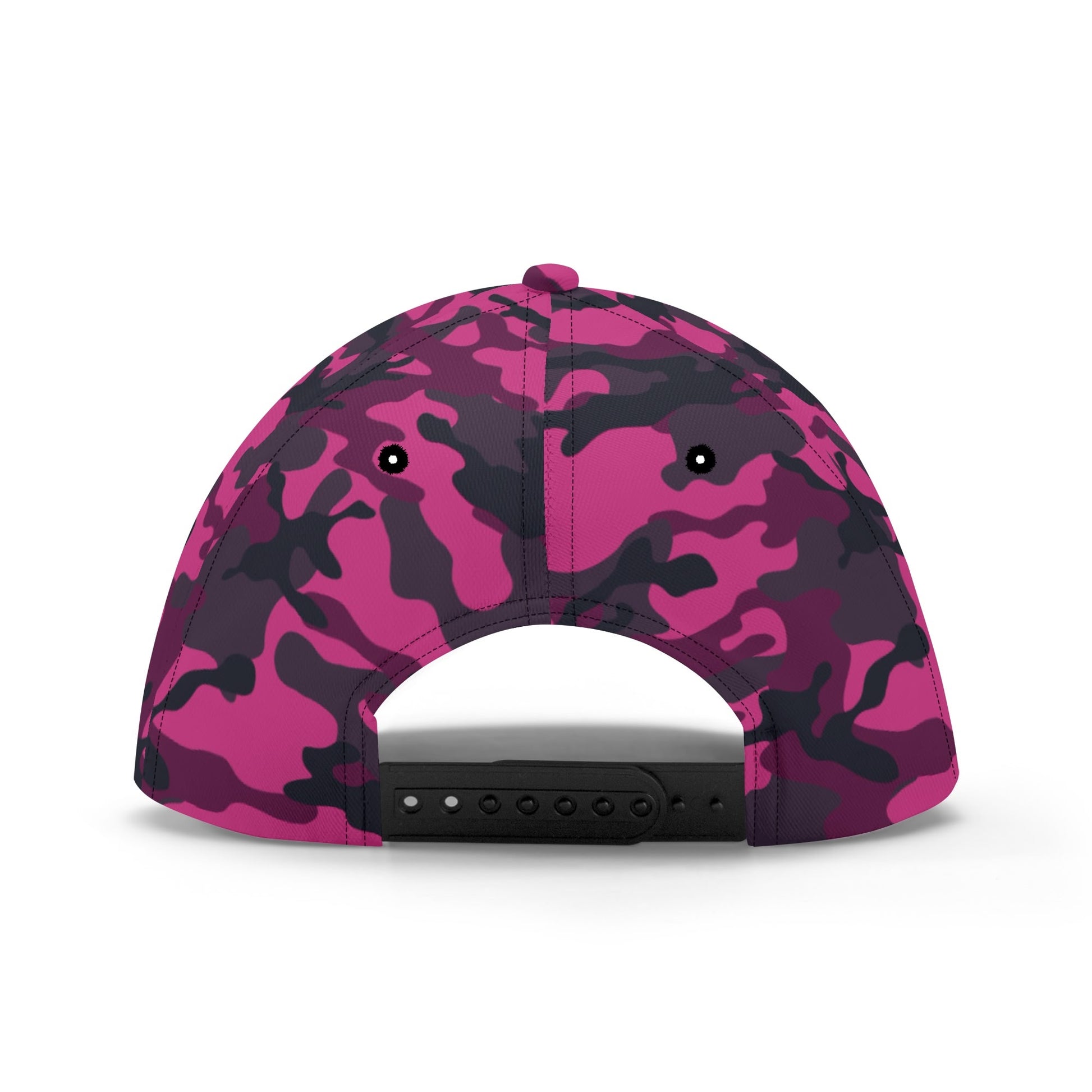 Pink Camo Cap | Onyx & Deep Blue Mixed Camouflage Camo Colors