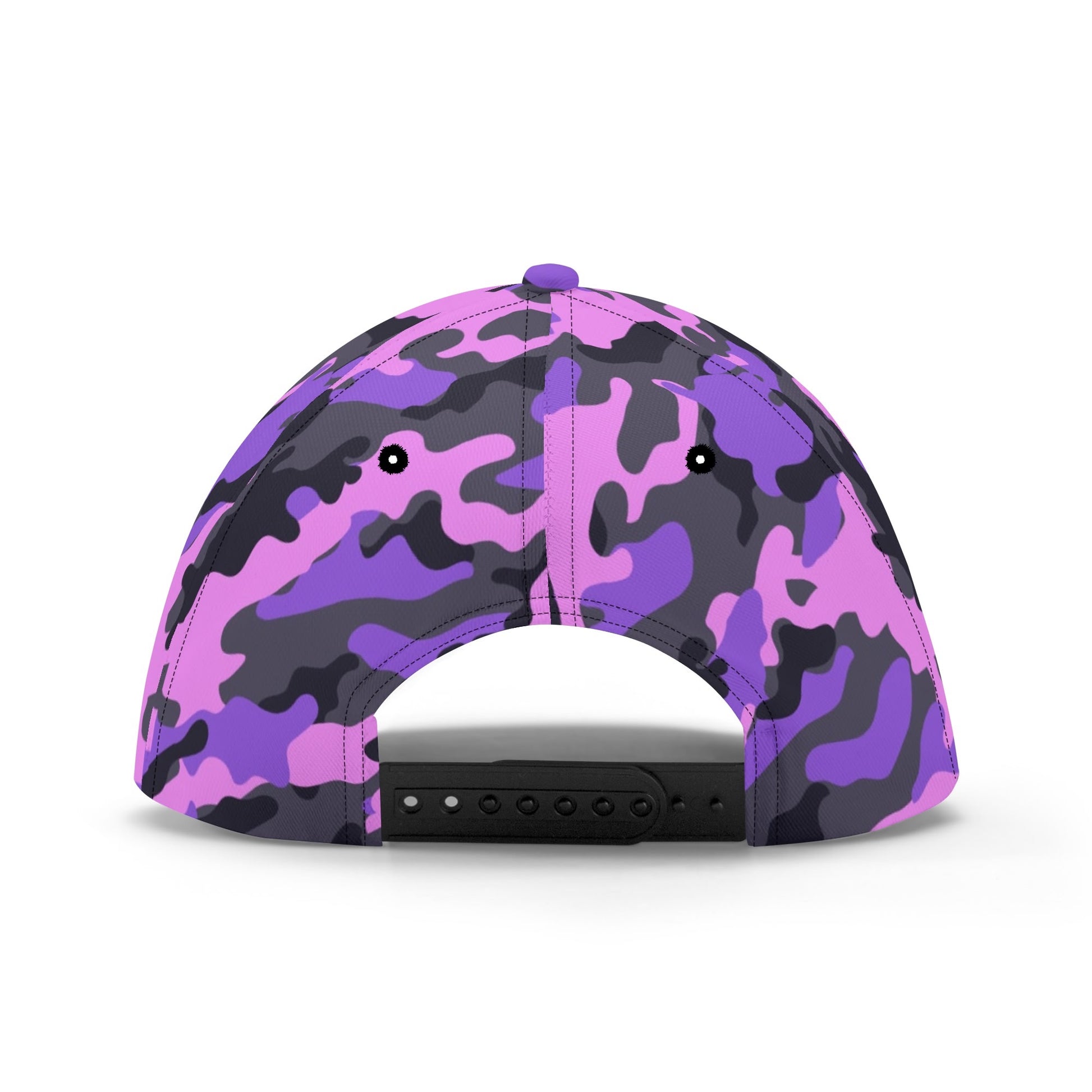Pink Camo Baseball Cap | Black & Indigo Mixed Camouflage Camo Colors