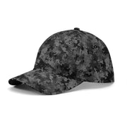 Black Camo Cap | Digital Monochrome Dark Gray Camouflage Camo Colors