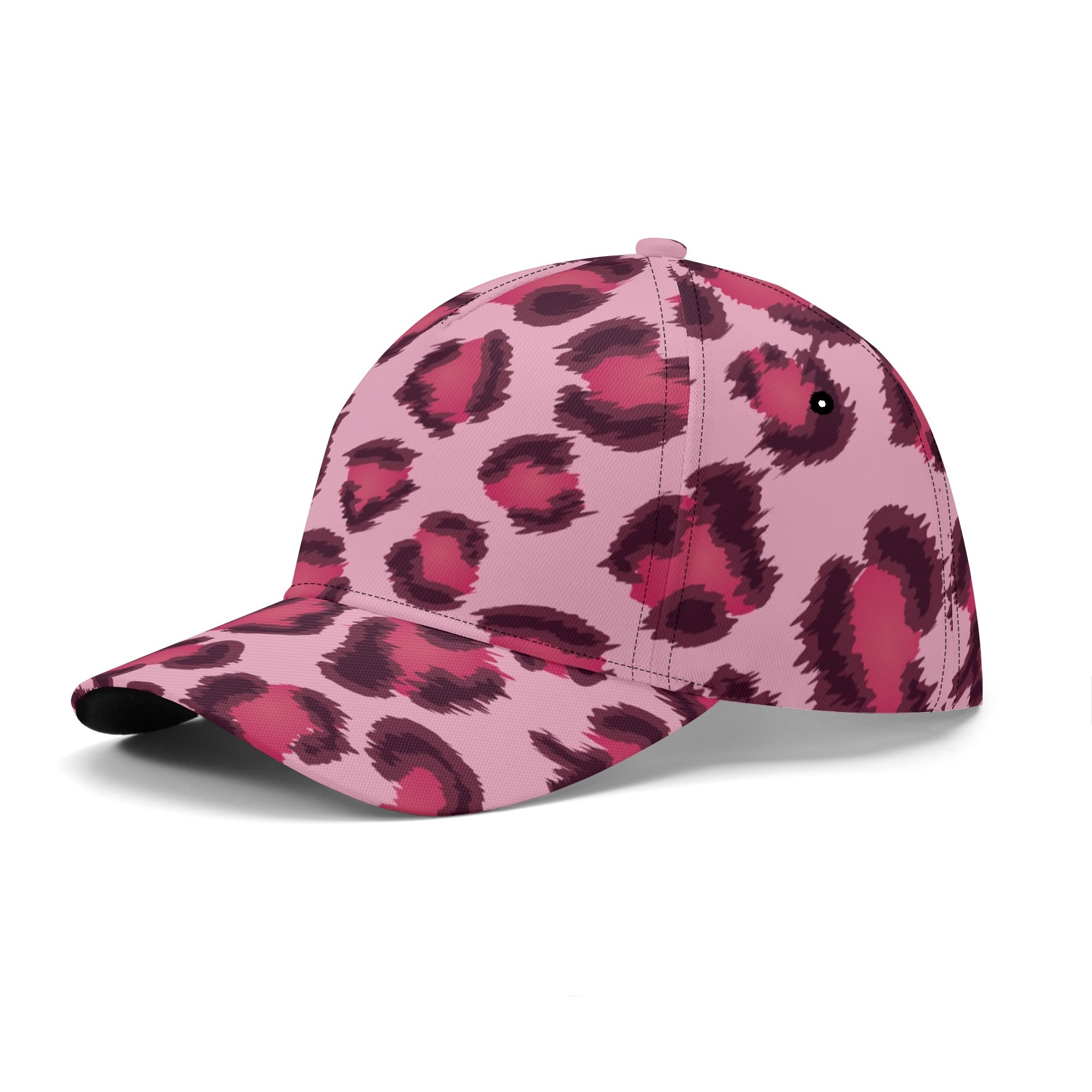 Leopard Hat | Pink, Cherry and Black Camo Colors
