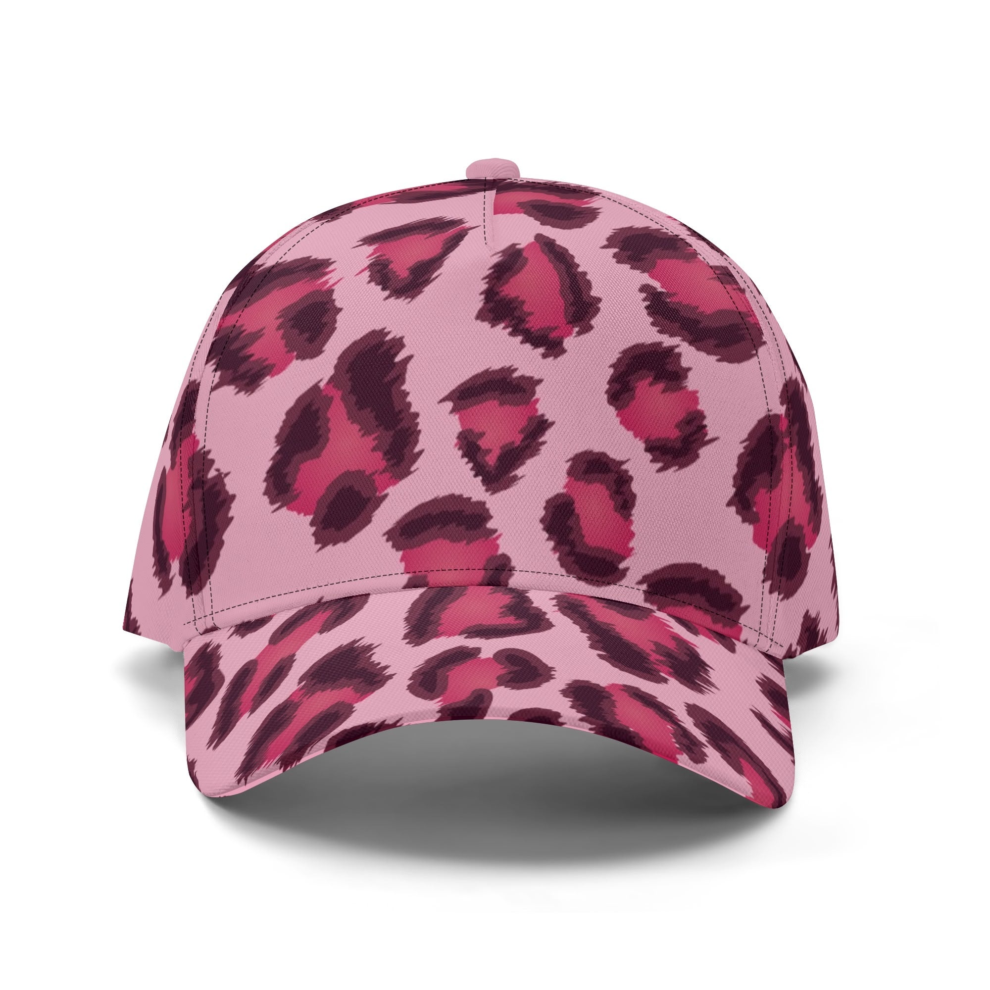 Leopard Hat | Pink, Cherry and Black Camo Colors