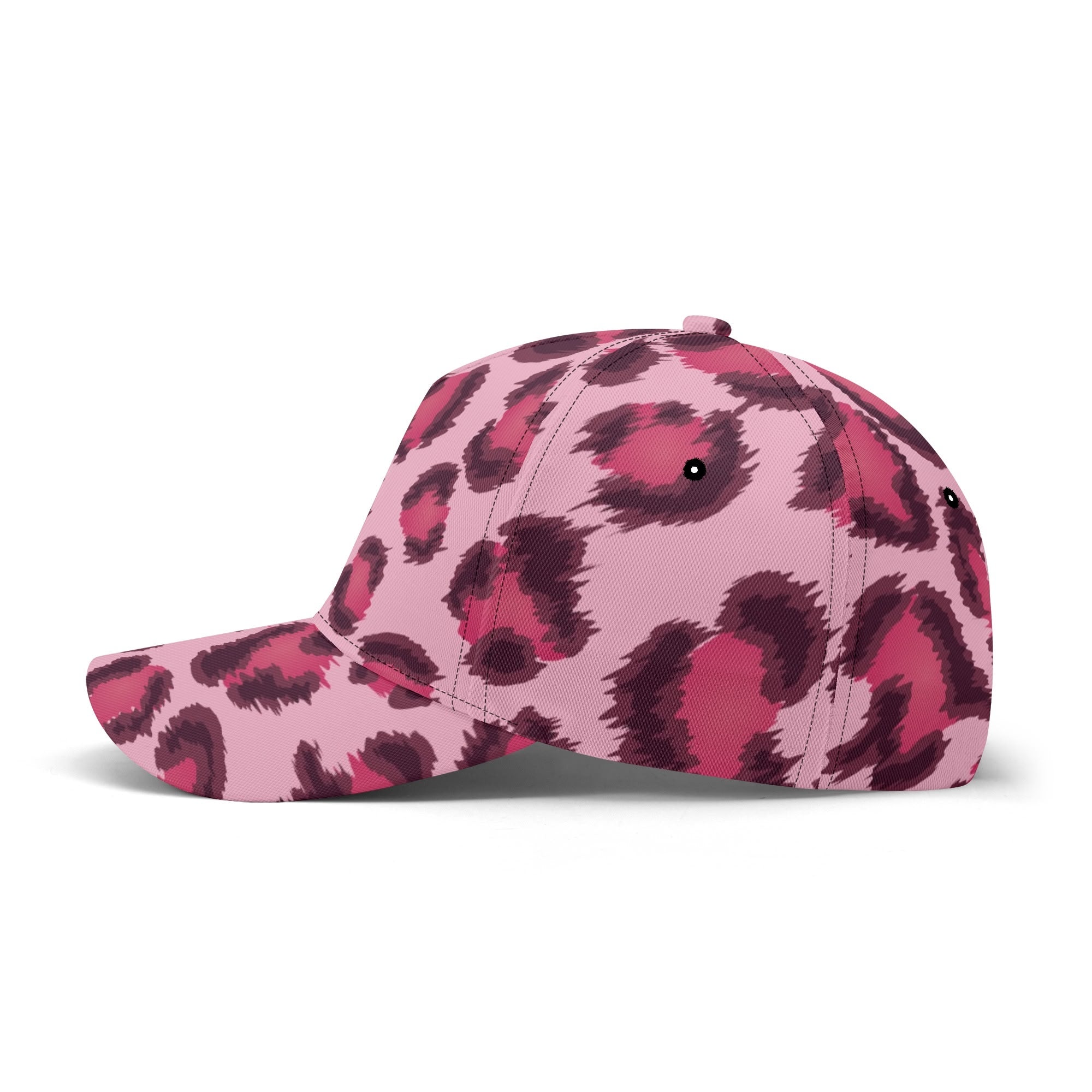 Leopard Hat | Pink, Cherry and Black Camo Colors