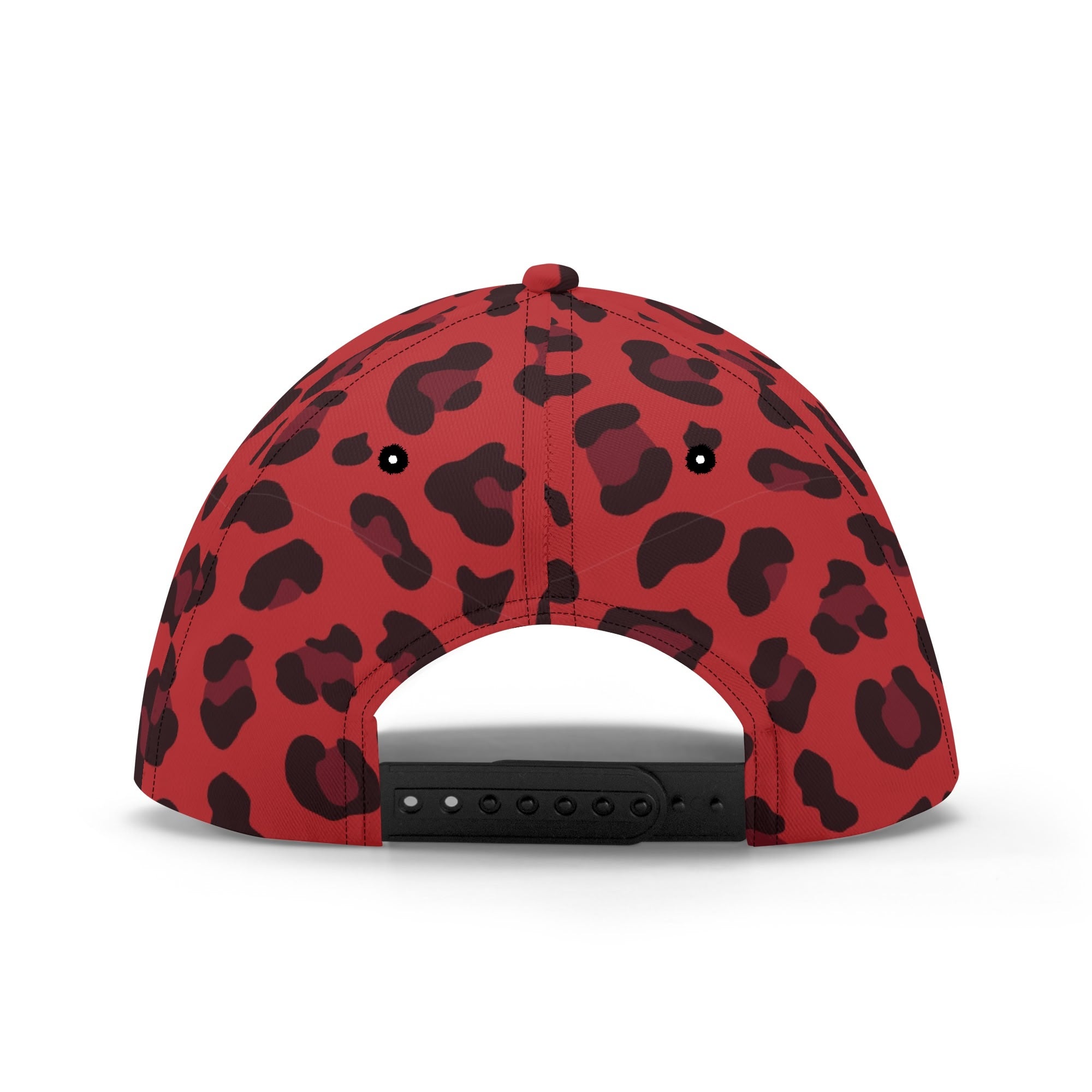 Leopard Hat | Red and Black Print Camo Colors