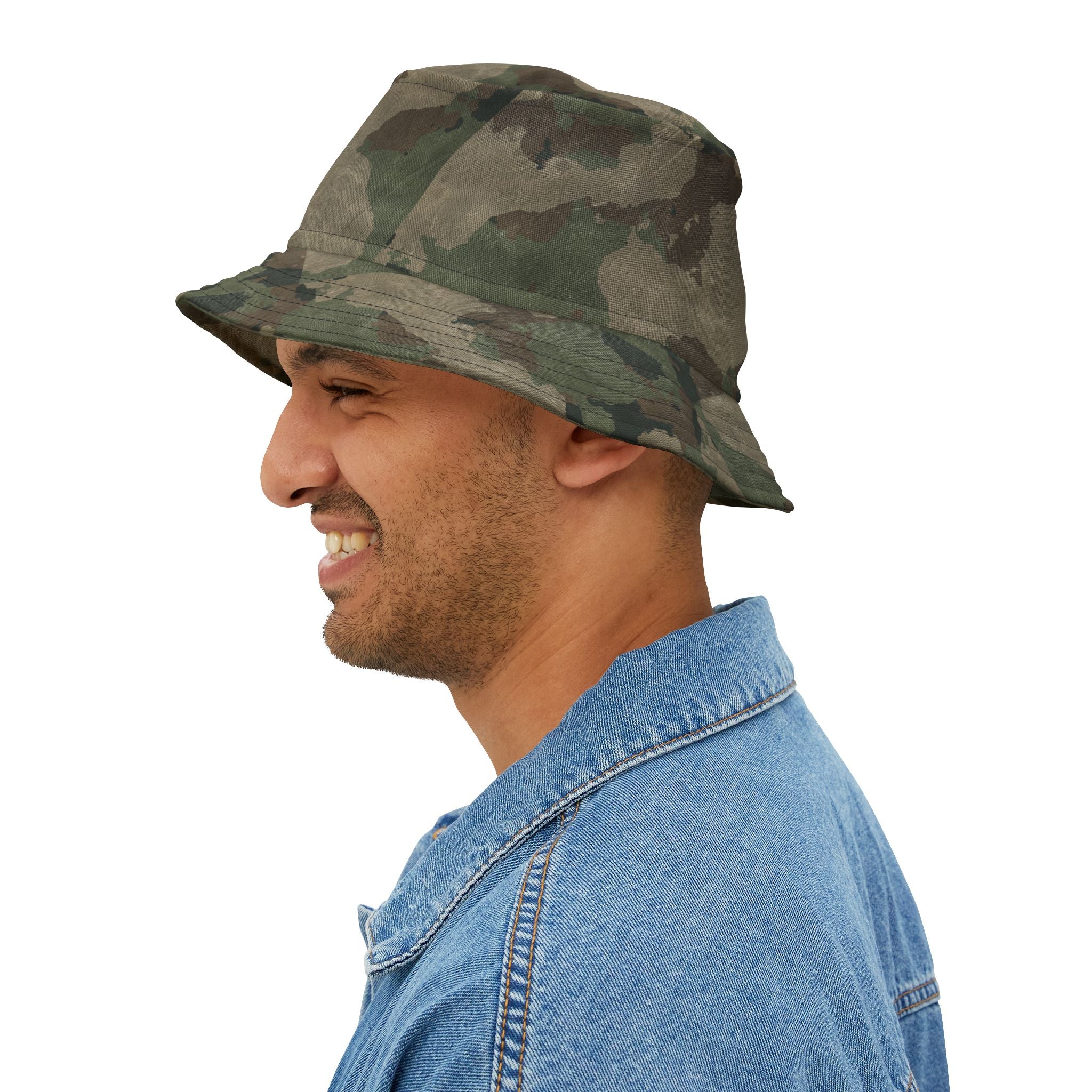 Camo Bucket Hat | Dirty Brown Camouflage Camo Colors