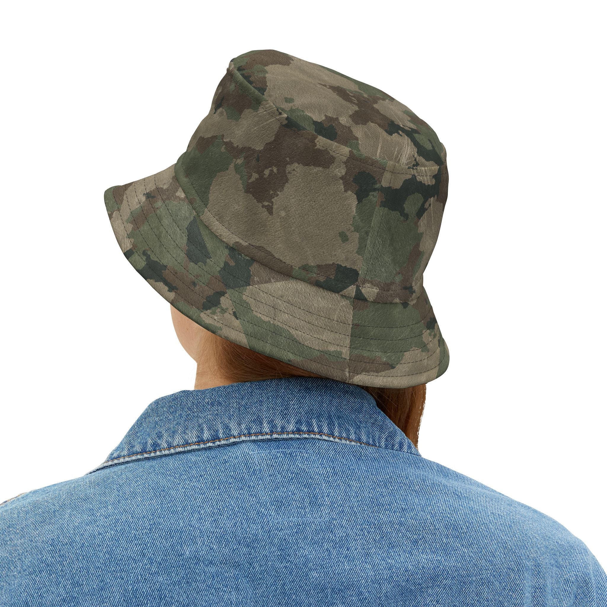 Camo Bucket Hat | Dirty Brown Camouflage Camo Colors