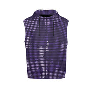 Sleeveless Camo Hoodie For Women | Blue LED Camouflage Camo Colors