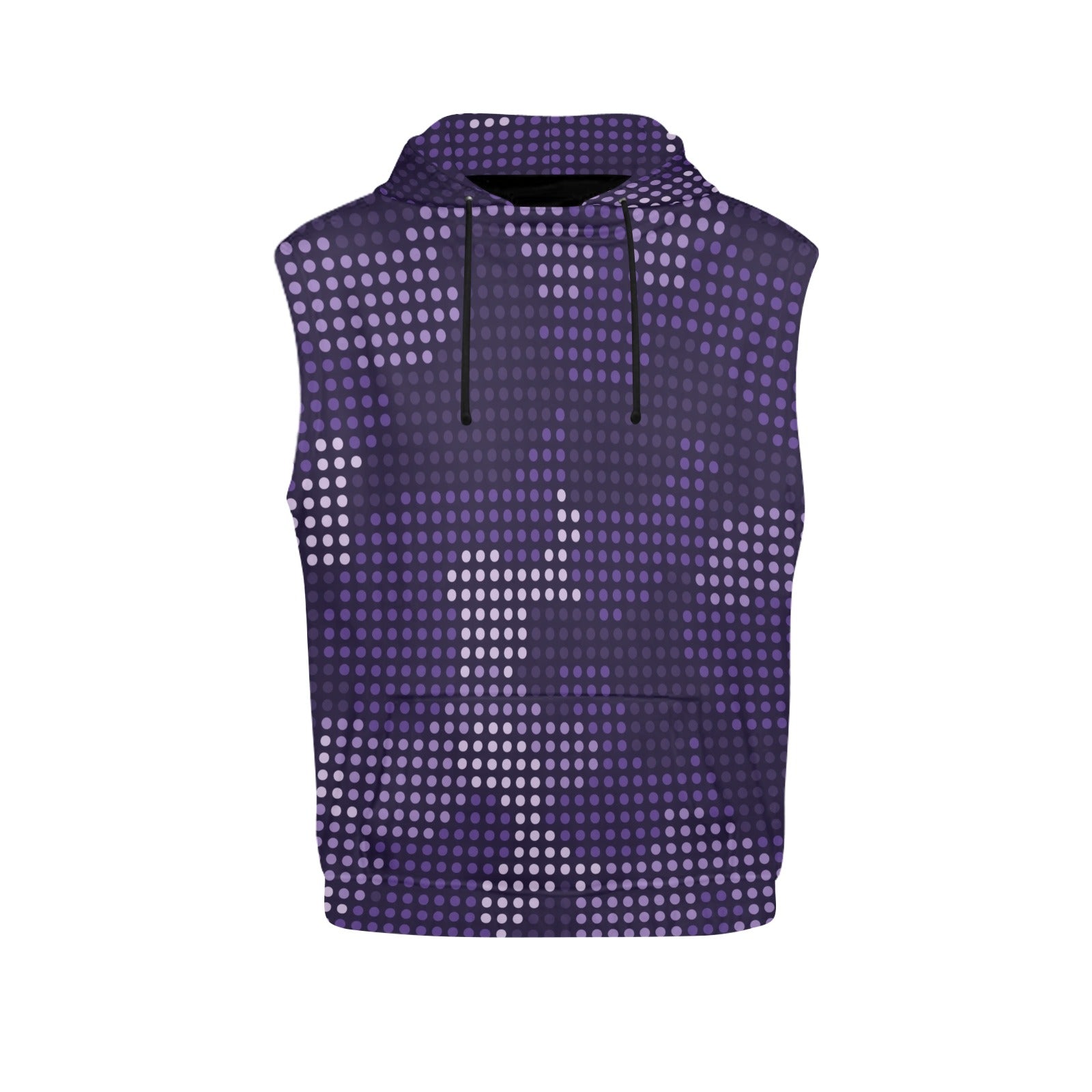 Sleeveless Camo Hoodie For Women | Blue LED Camouflage Camo Colors