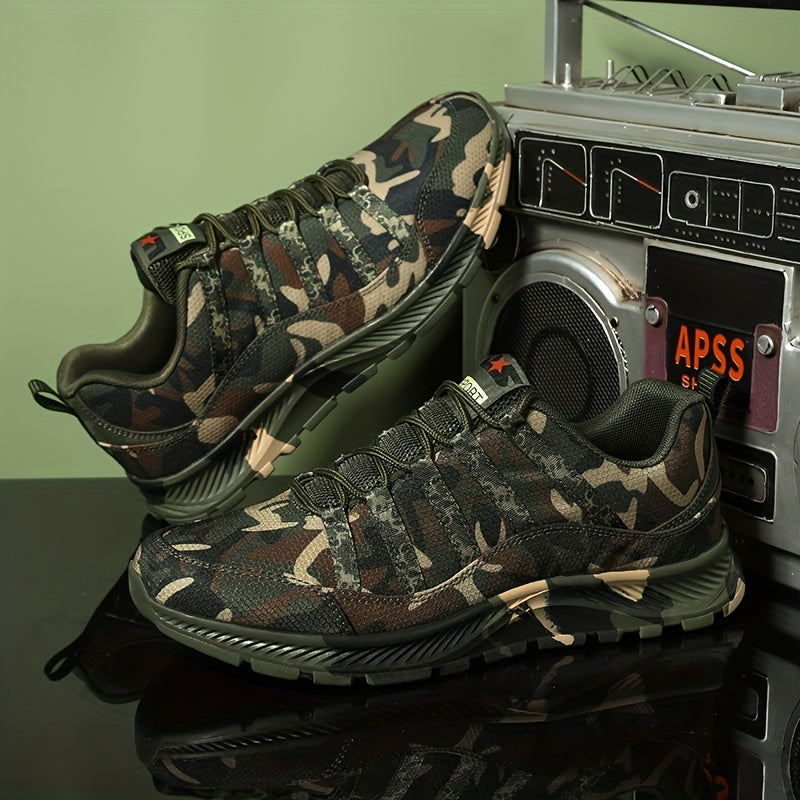 Camo Mesh Breathable Sneakers – Perfect for Running, Hiking Camo Colors